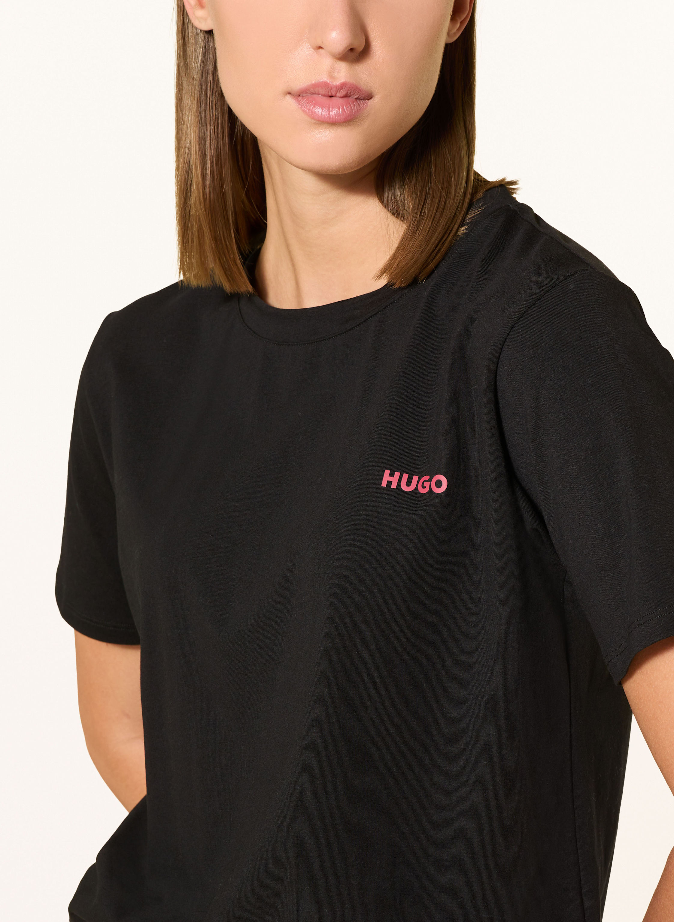 Thumbnail - Hugo Schlafshirt Hugo Id schwarz