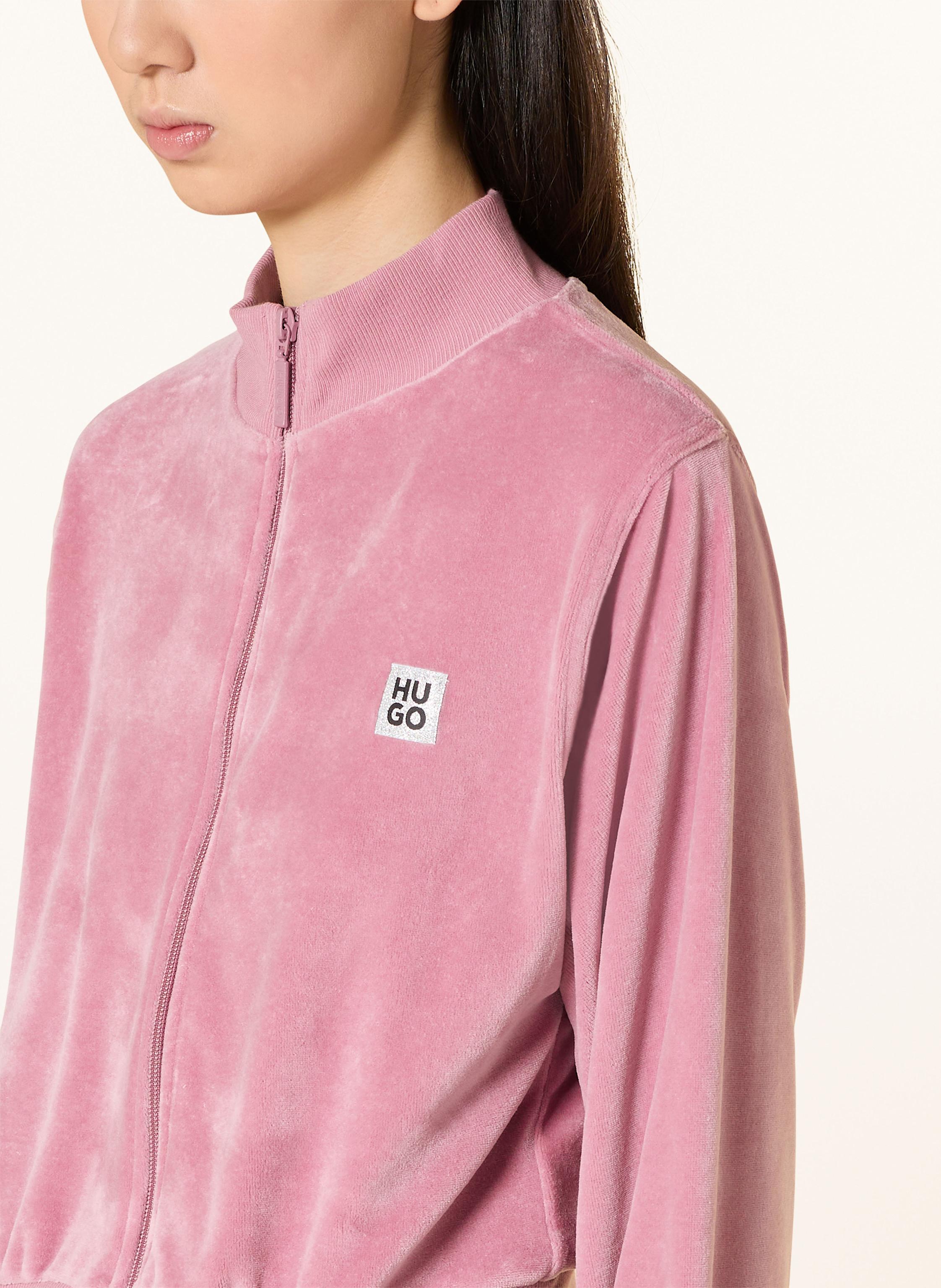 Thumbnail - Hugo Lounge-Jacke Velvet Aus Nicki rosa