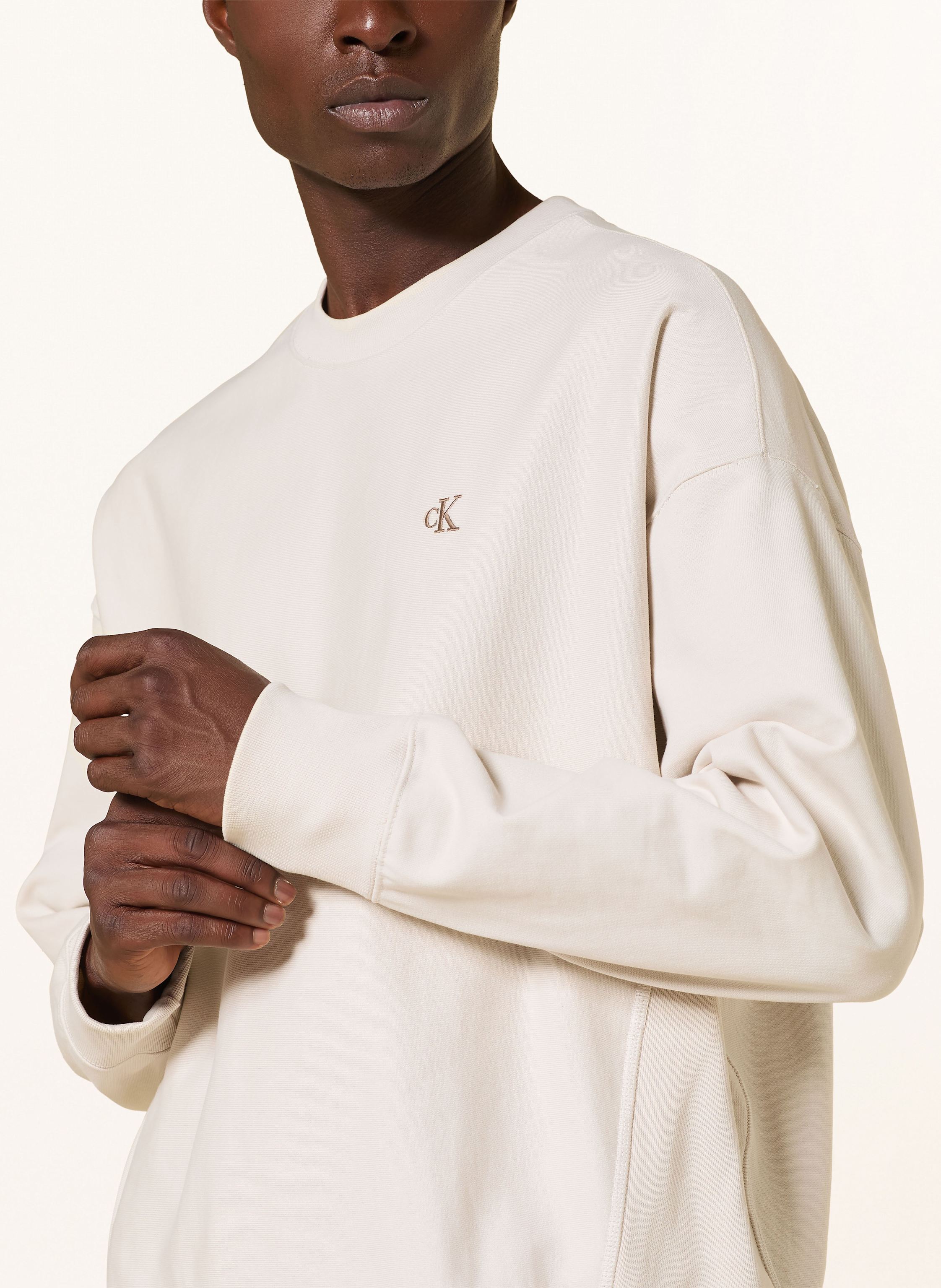 Thumbnail - Calvin Klein Jeans Sweatshirt beige