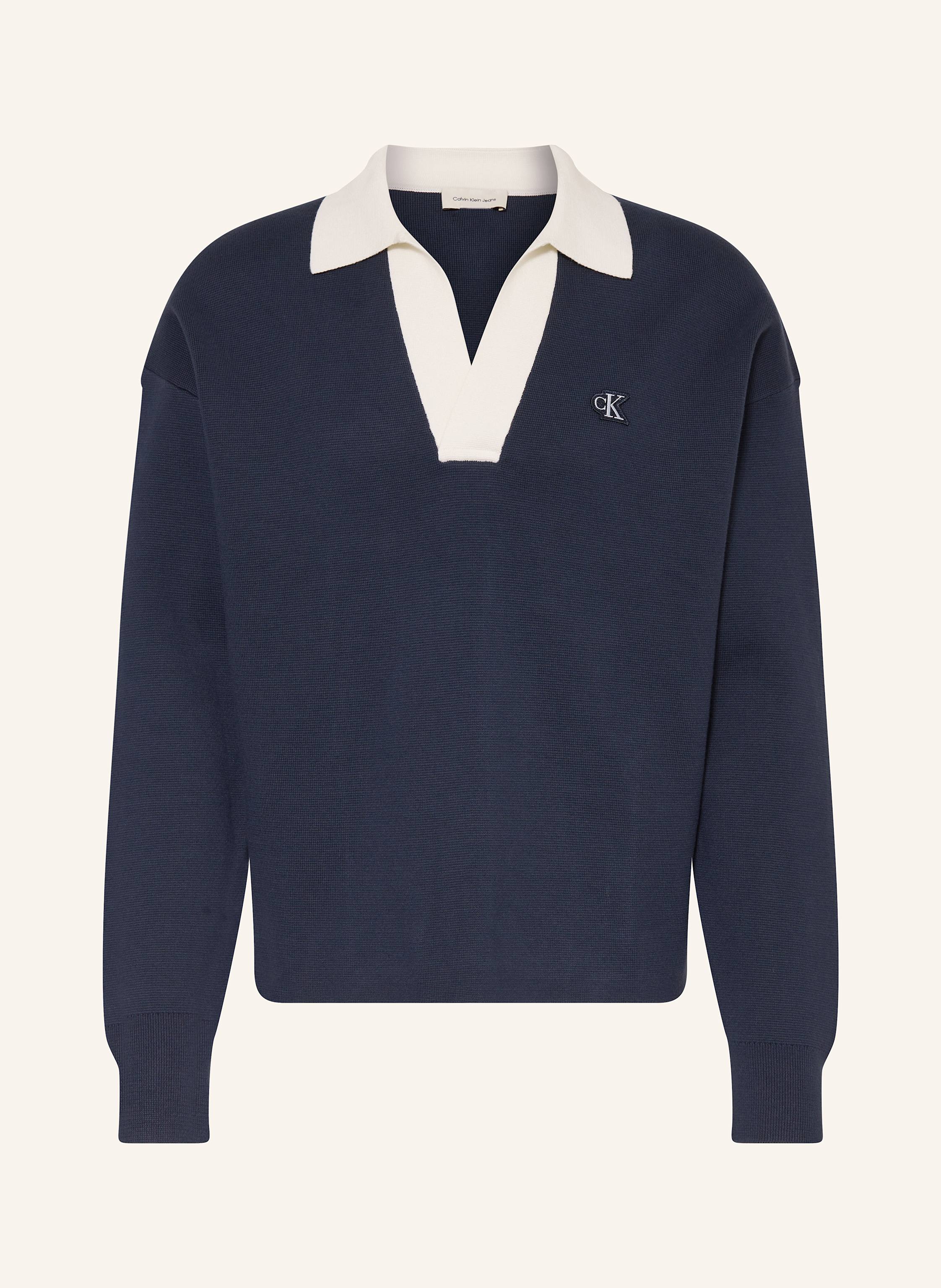 Calvin Klein Jeans Pullover blau