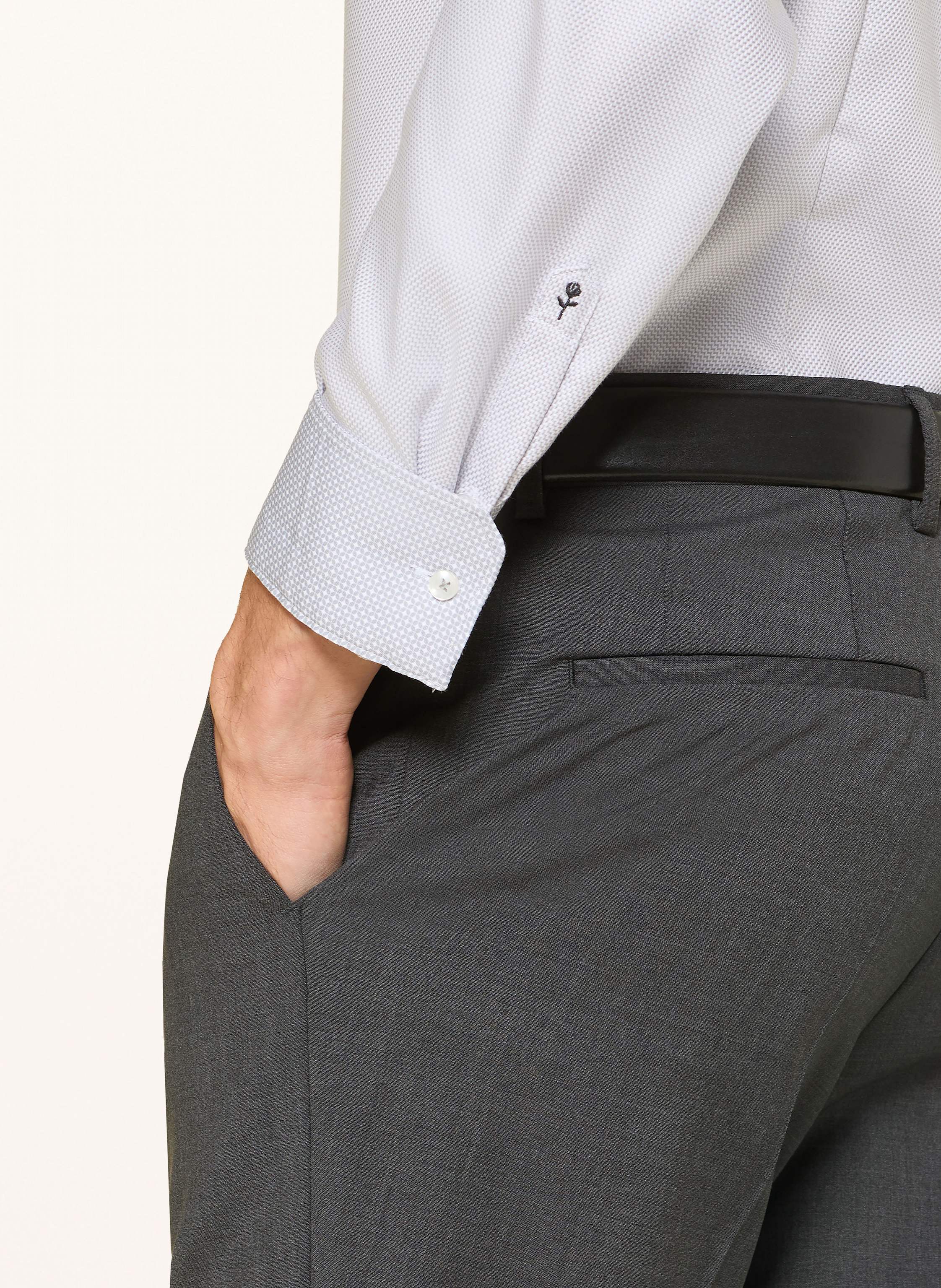 Thumbnail - Seidensticker Hemd Shaped Fit grau