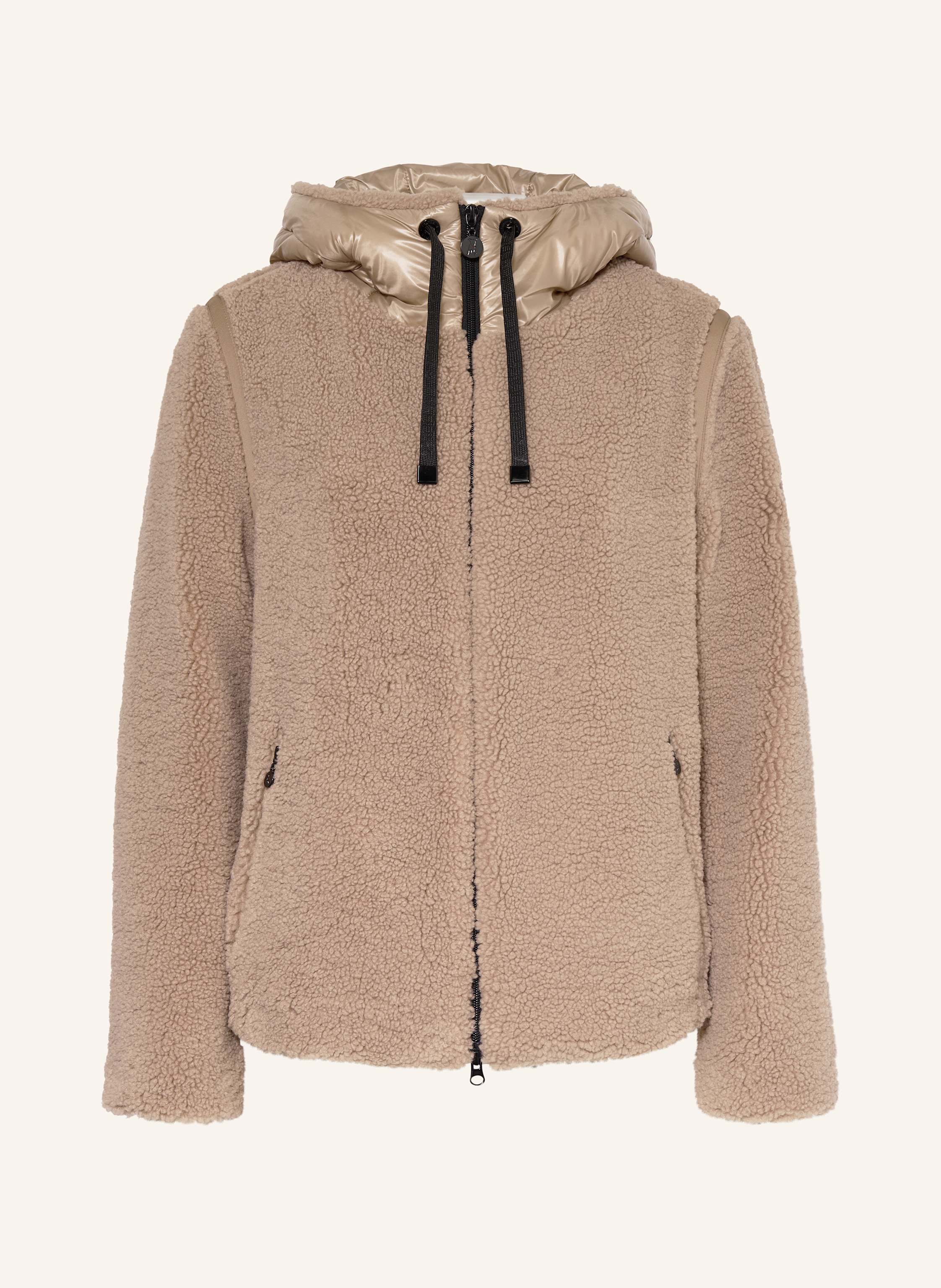 FRIEDA & FREDDIES CHUCK teddy fur jacket in beige
