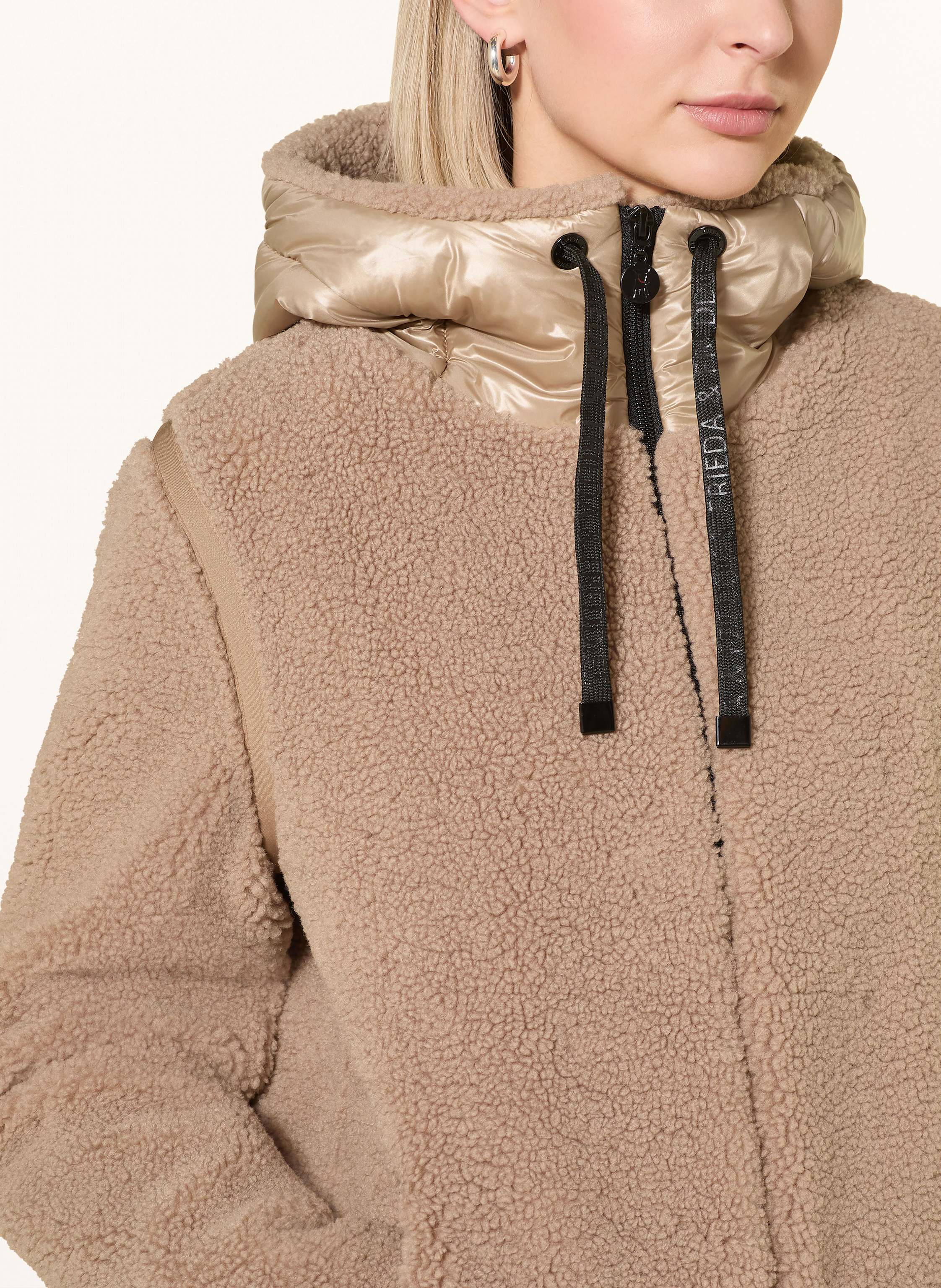 Thumbnail - Frieda & Freddies Teddyfell-Jacke Chuck beige