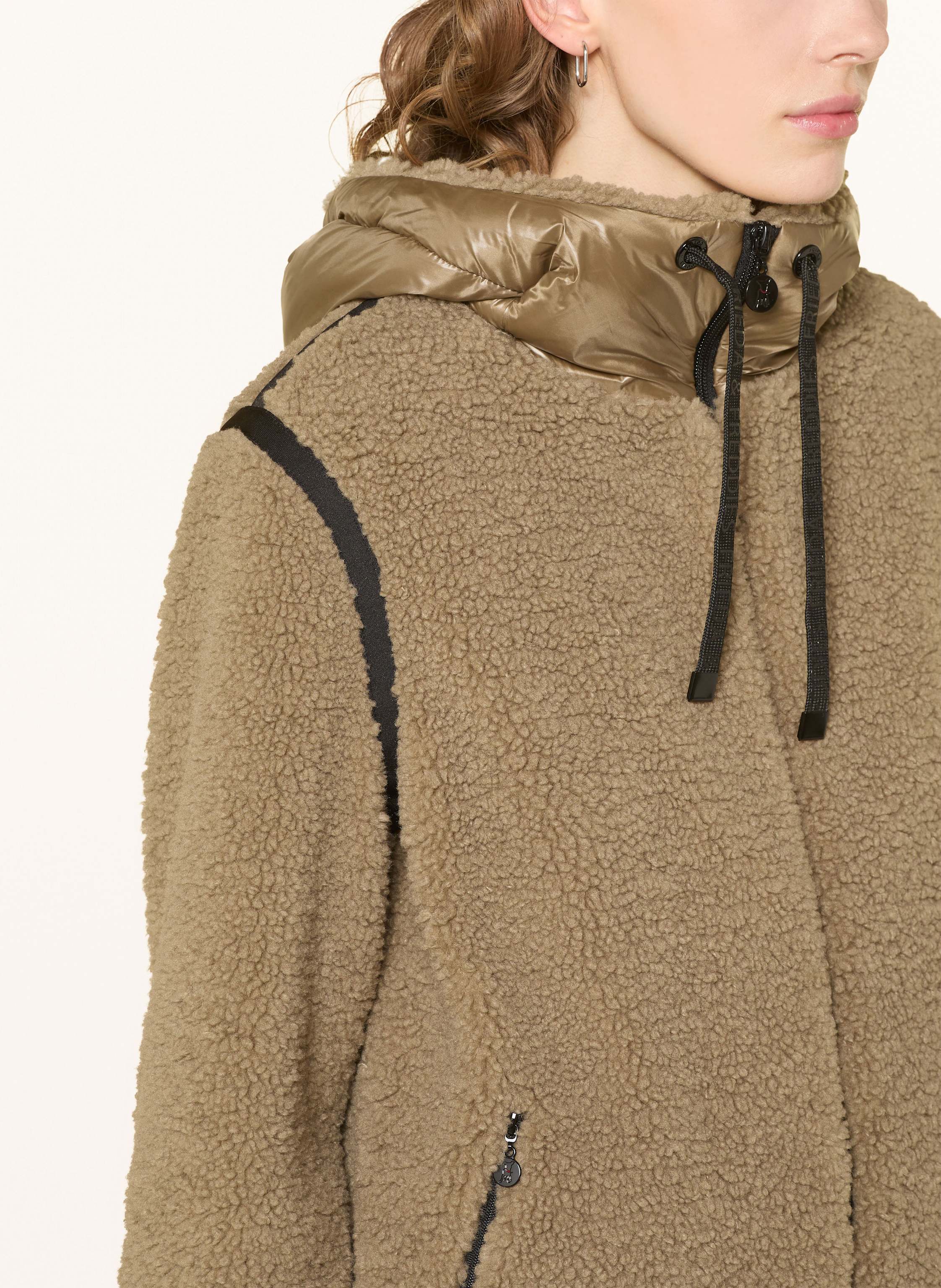 Thumbnail - Frieda & Freddies Teddyfell-Jacke Chuck gruen