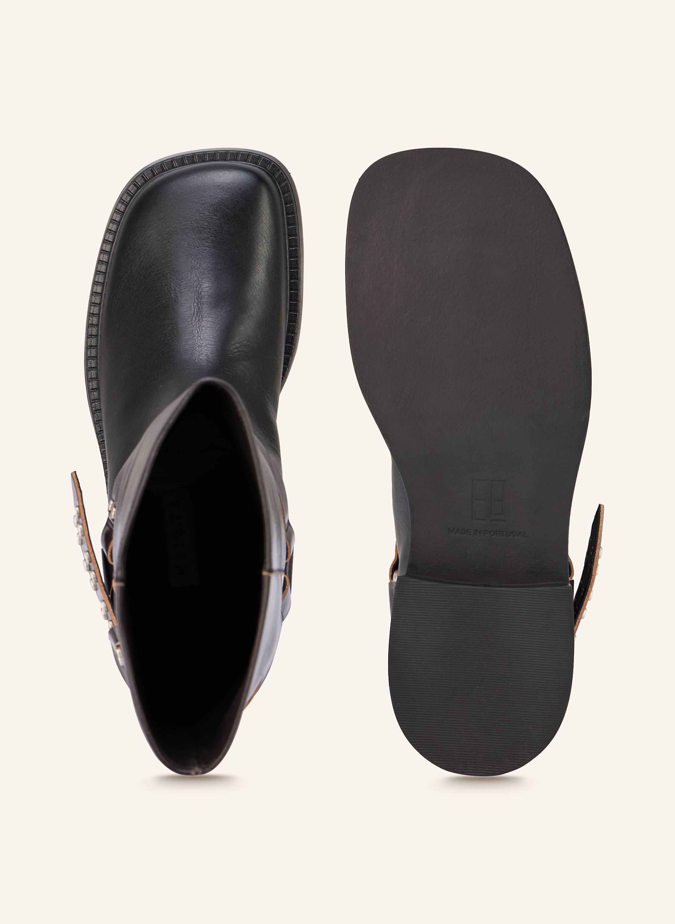 Thumbnail - Miista Biker Boots Maitea Mit Nieten schwarz