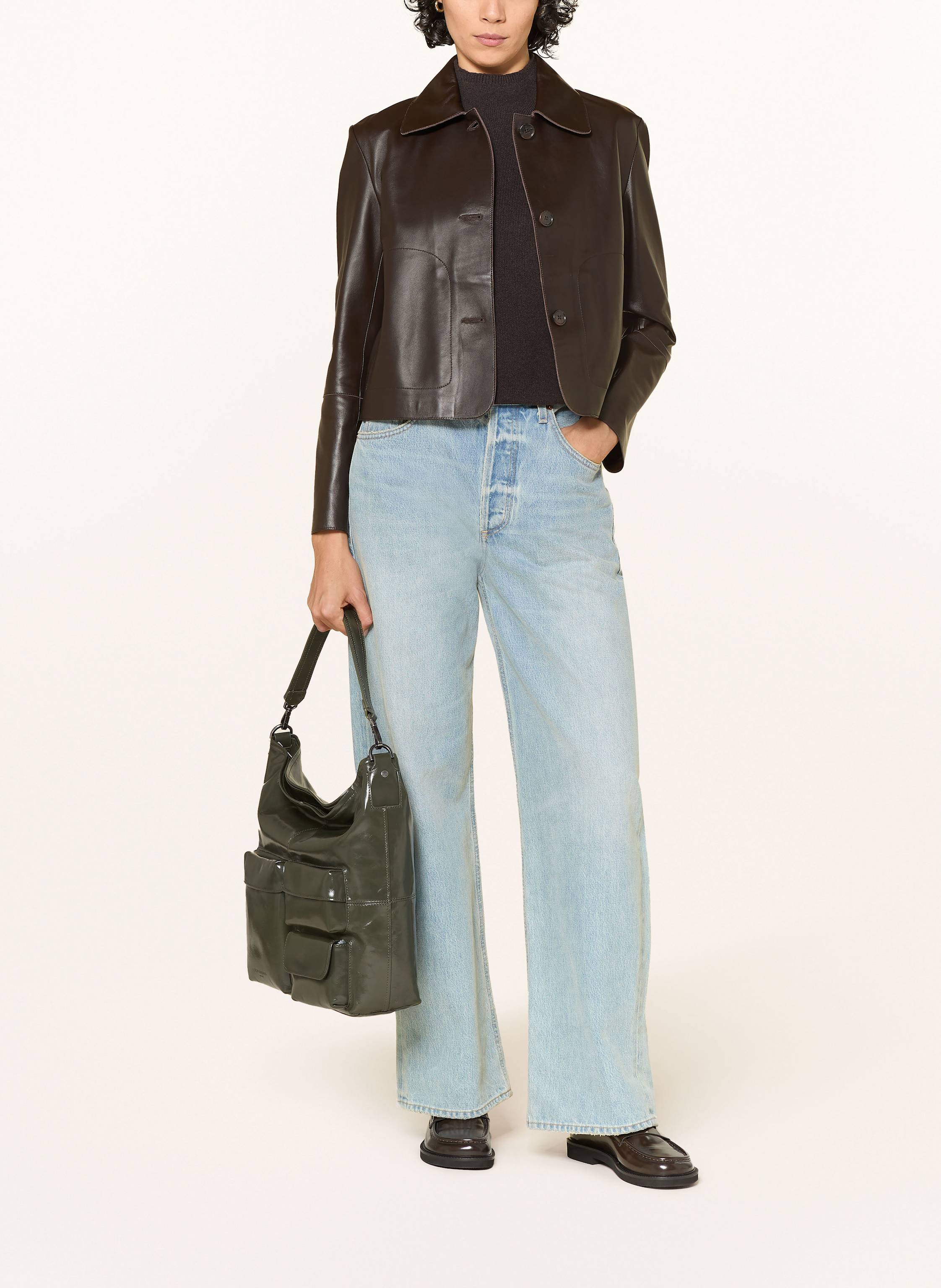 Thumbnail - Liebeskind Beuteltasche lk204 Hobo Medium gruen