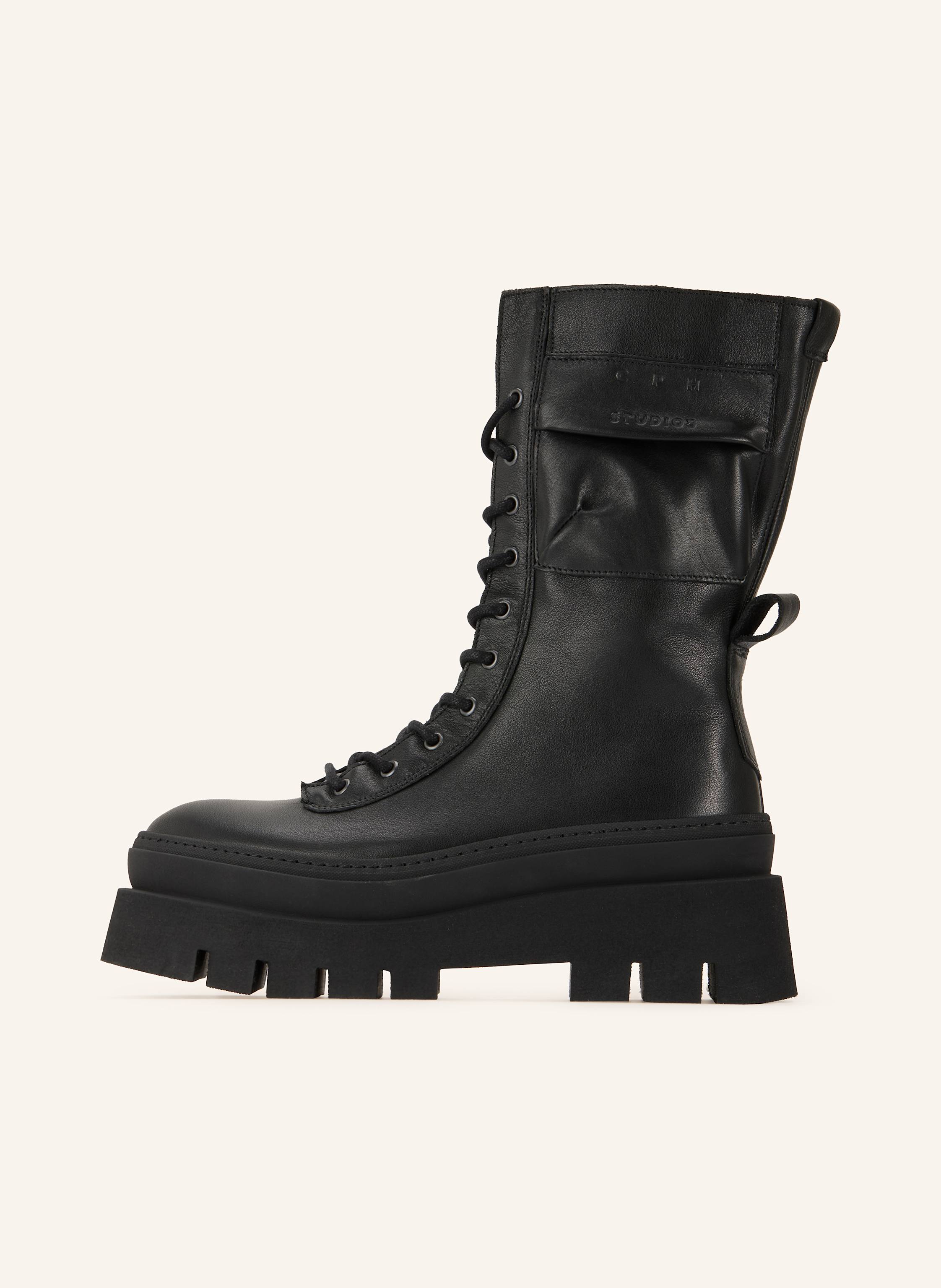 Thumbnail - Copenhagen Studios Schnürboots cph691 schwarz