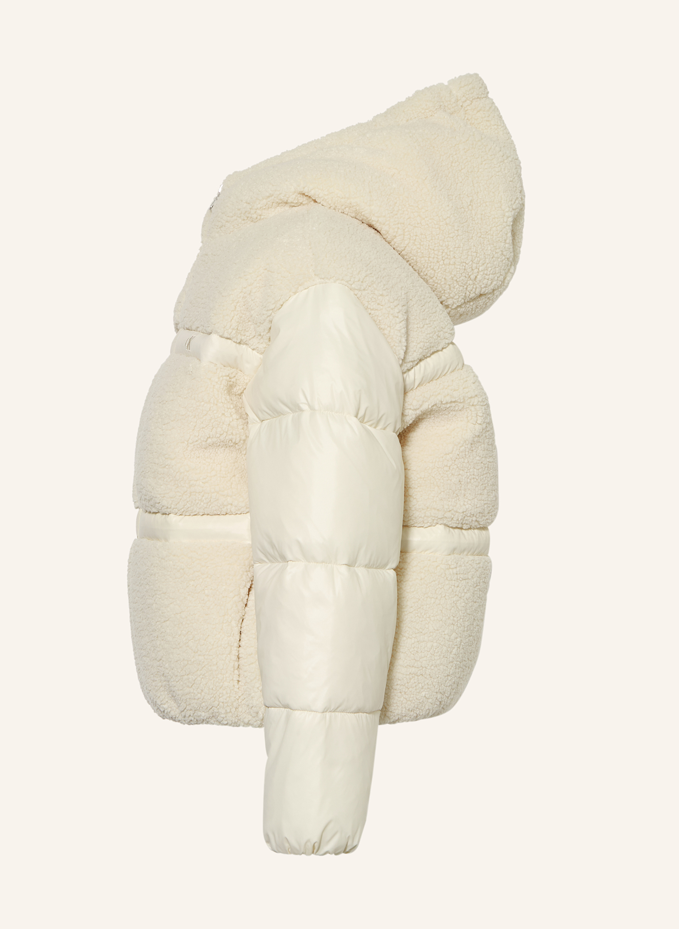 Thumbnail - Calvin Klein Steppjacke Mit Teddyfell grau