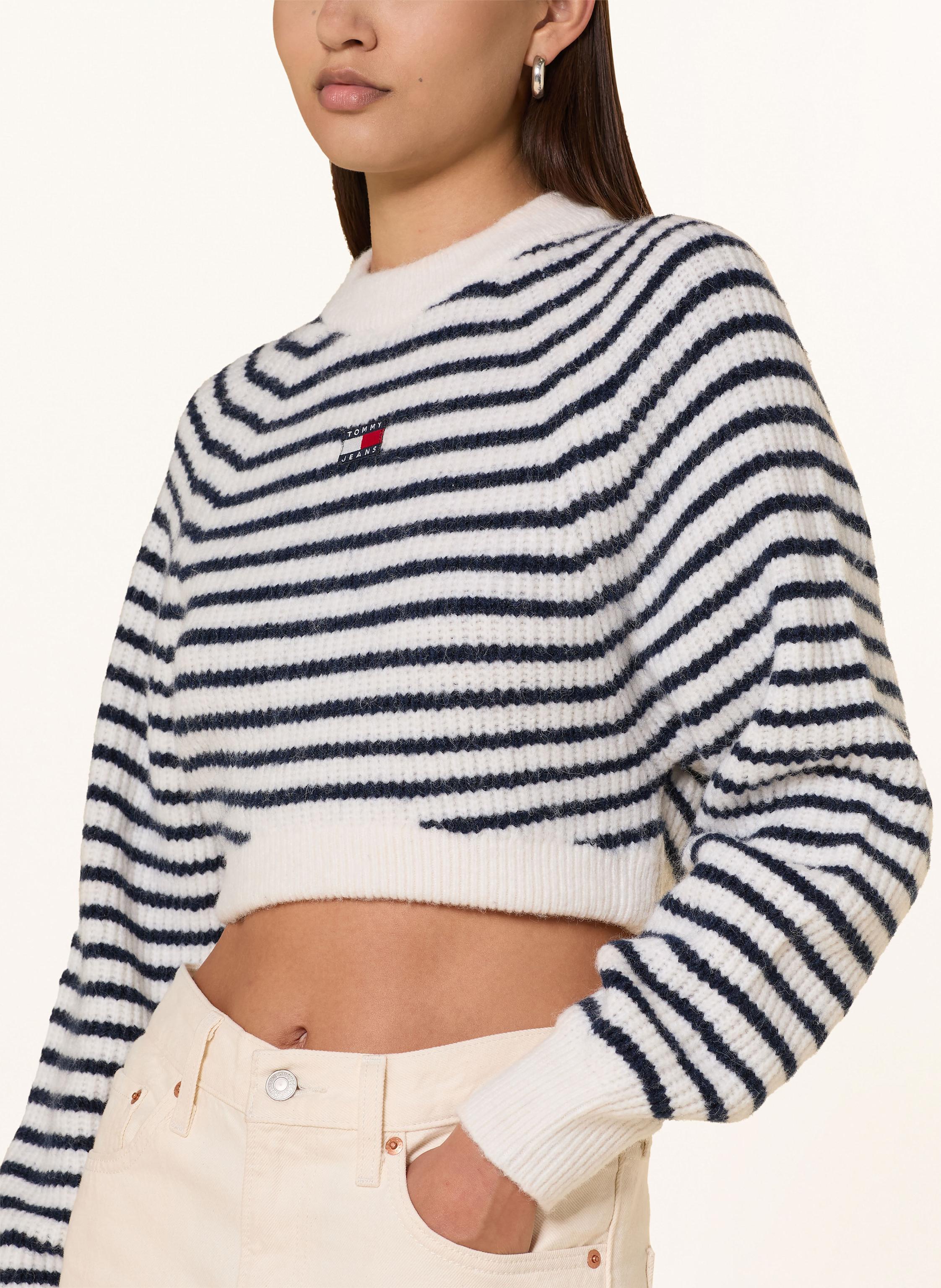 Thumbnail - Tommy Jeans Cropped-Pullover weiss