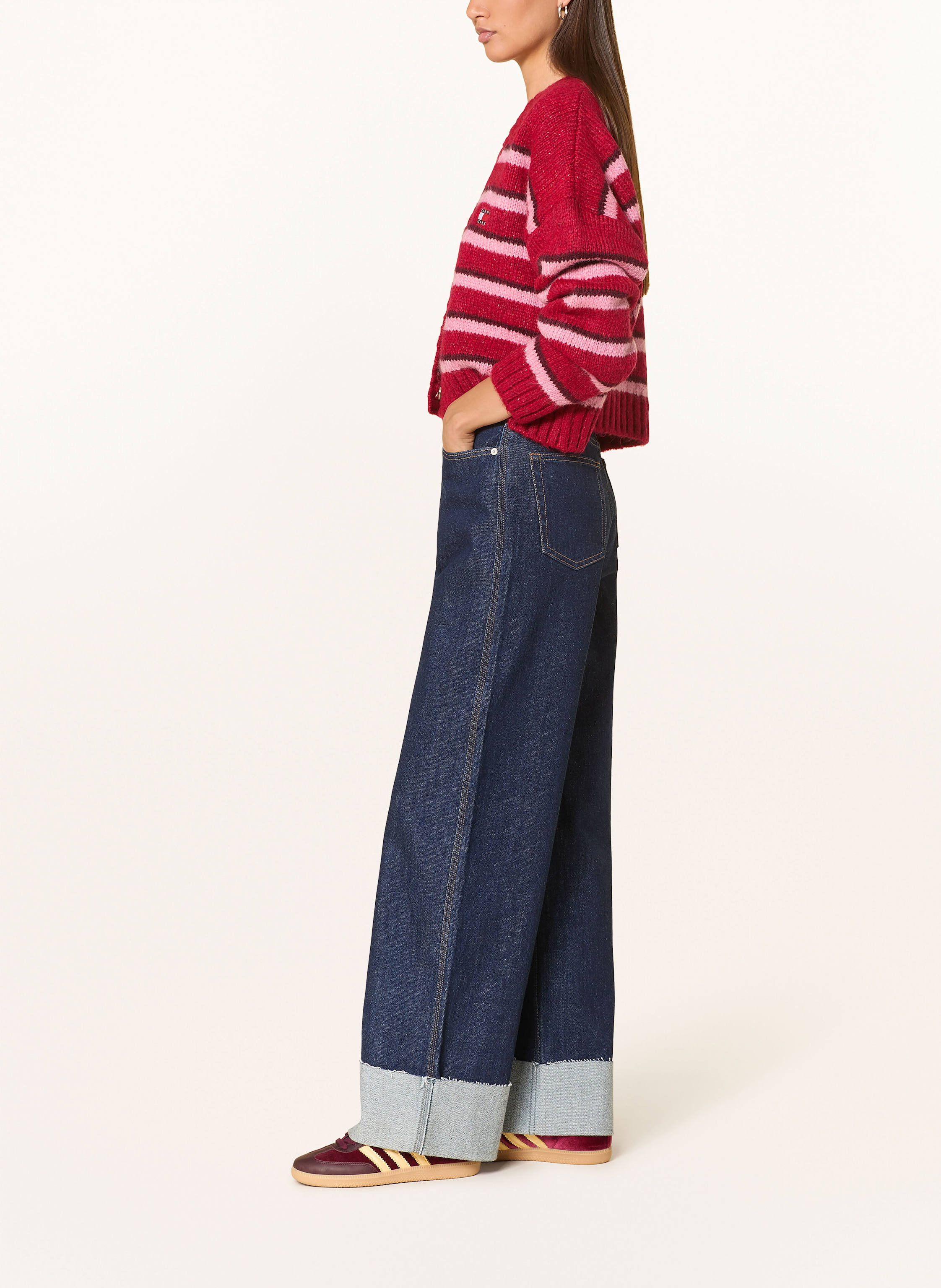 Thumbnail - Tommy Jeans Wide Leg Jeans Claire blau