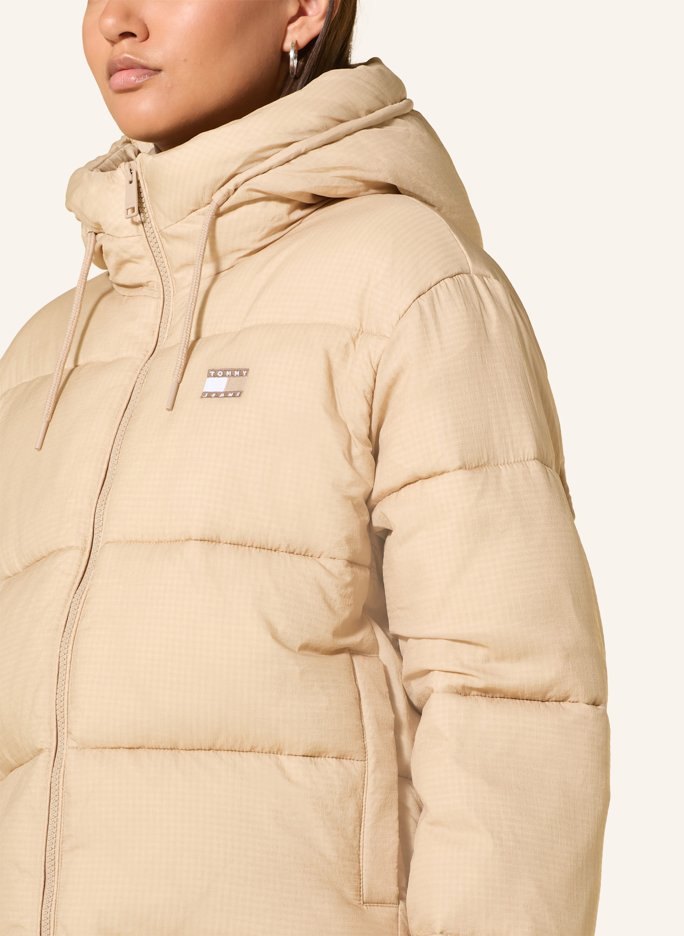 Thumbnail - Tommy Jeans Steppjacke beige