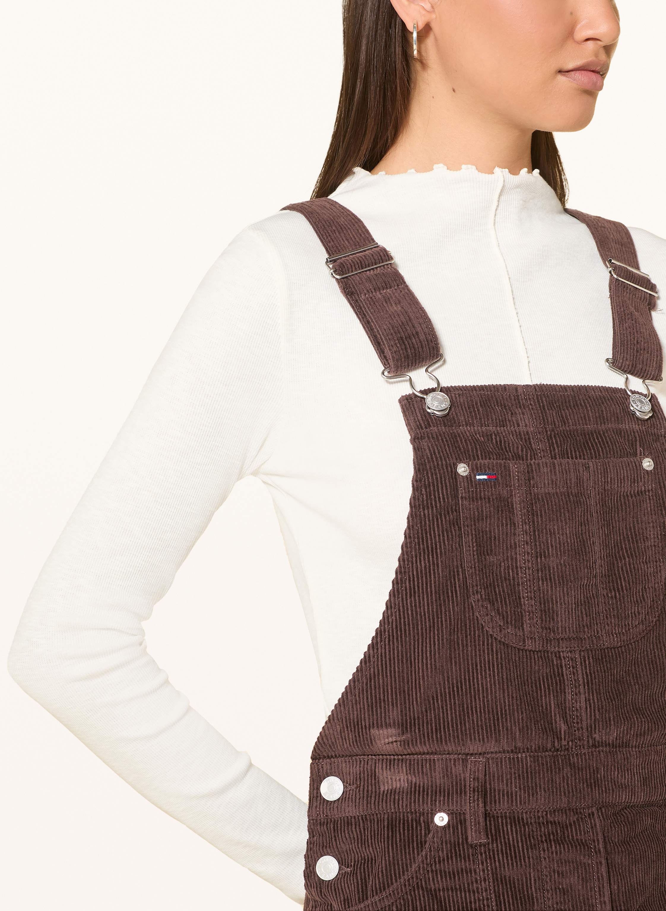 Thumbnail - Tommy Jeans Cordkleid braun