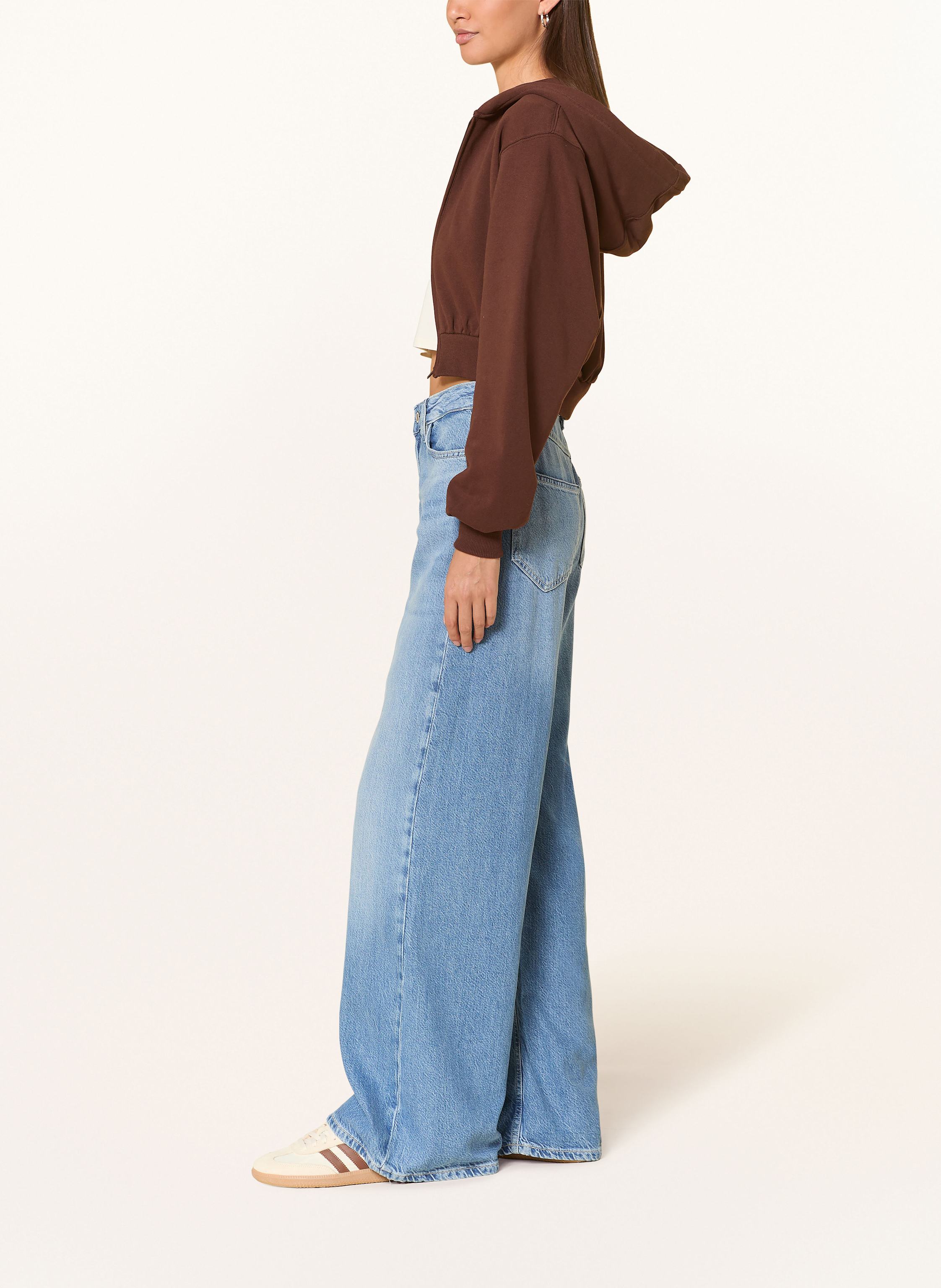 Thumbnail - Tommy Jeans Cropped-Sweatjacke braun