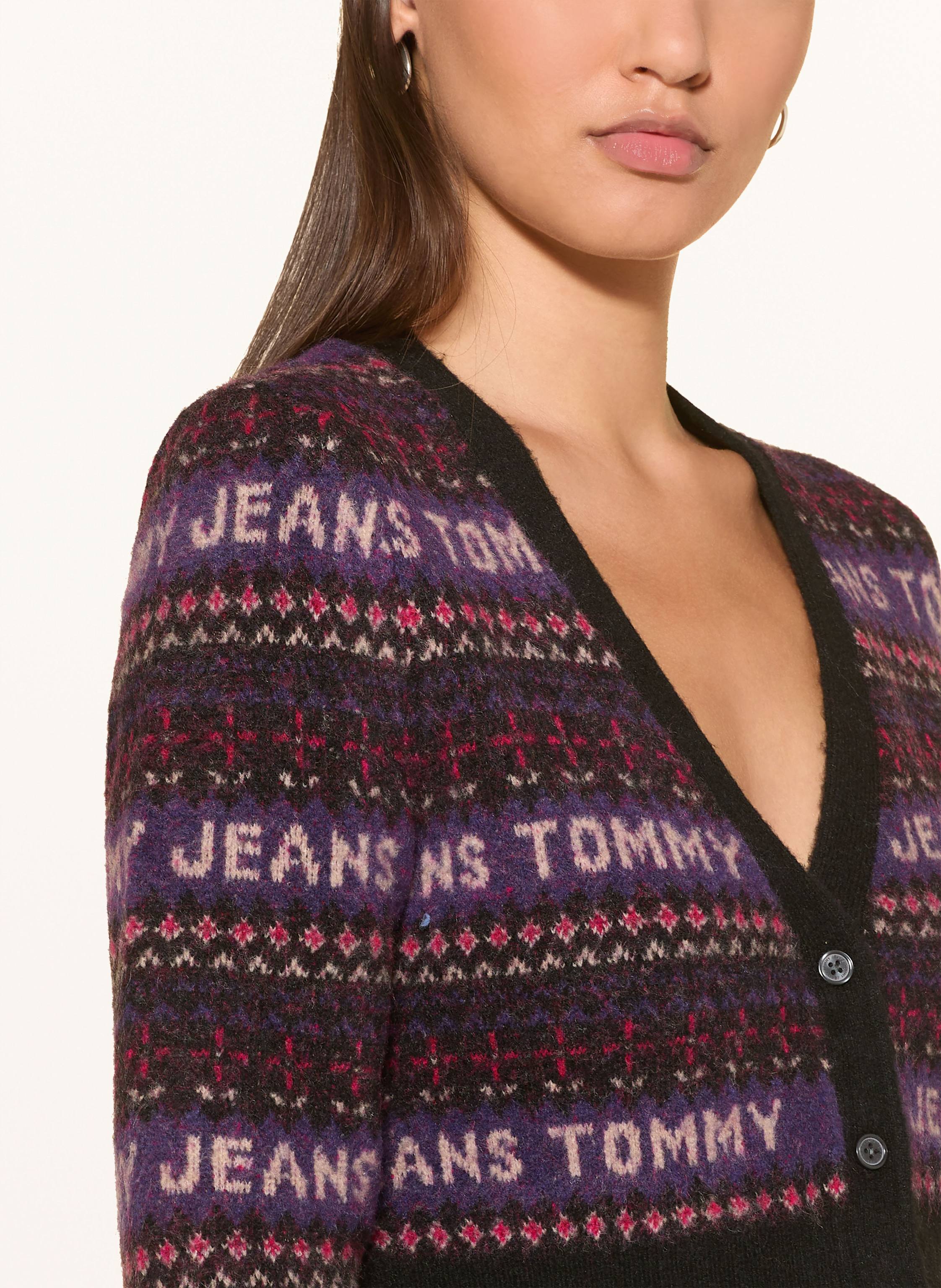 Thumbnail - Tommy Jeans Strickjacke schwarz