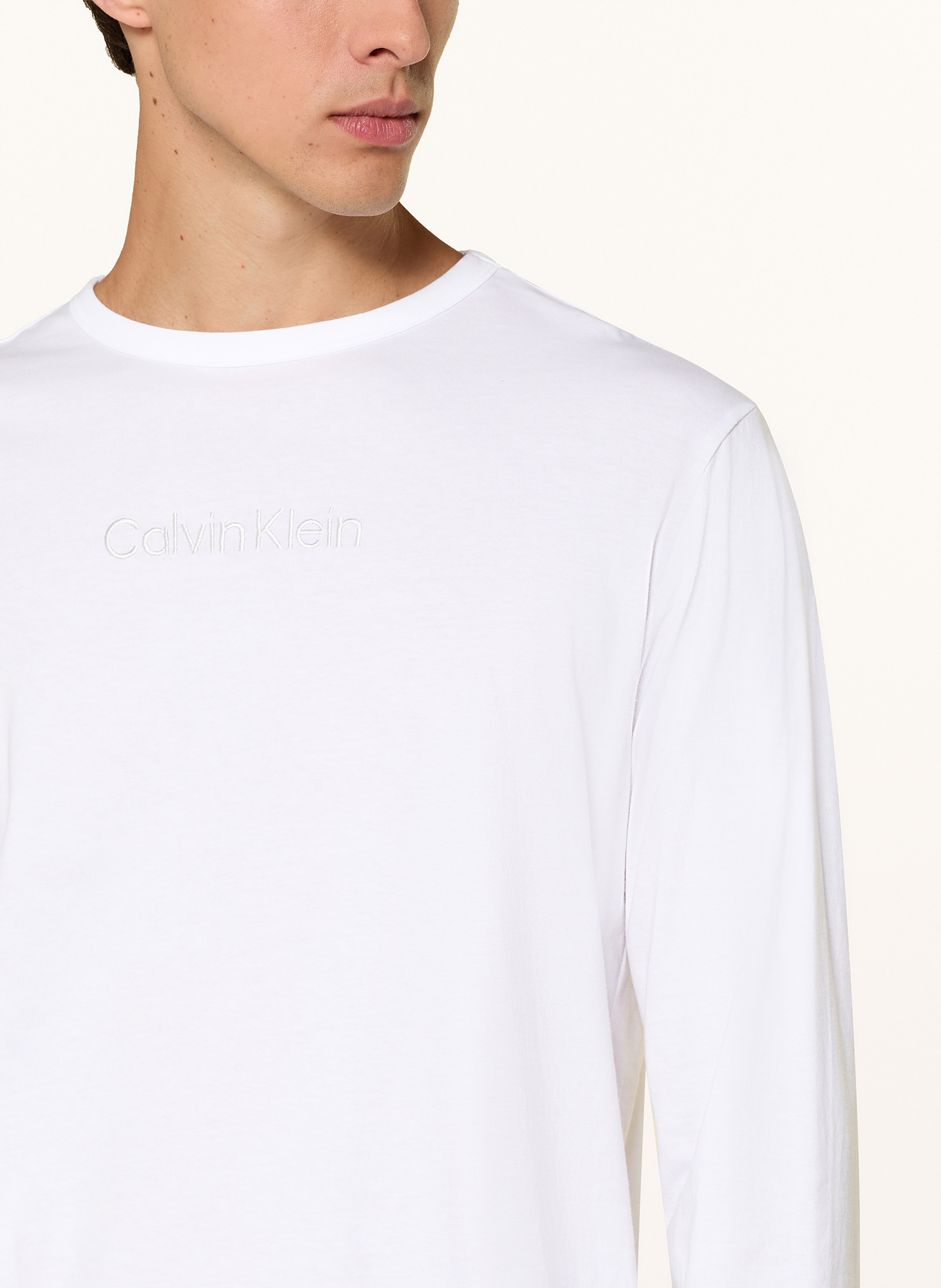 Thumbnail - Calvin Klein Schlafanzug Cotton Poplin weiss