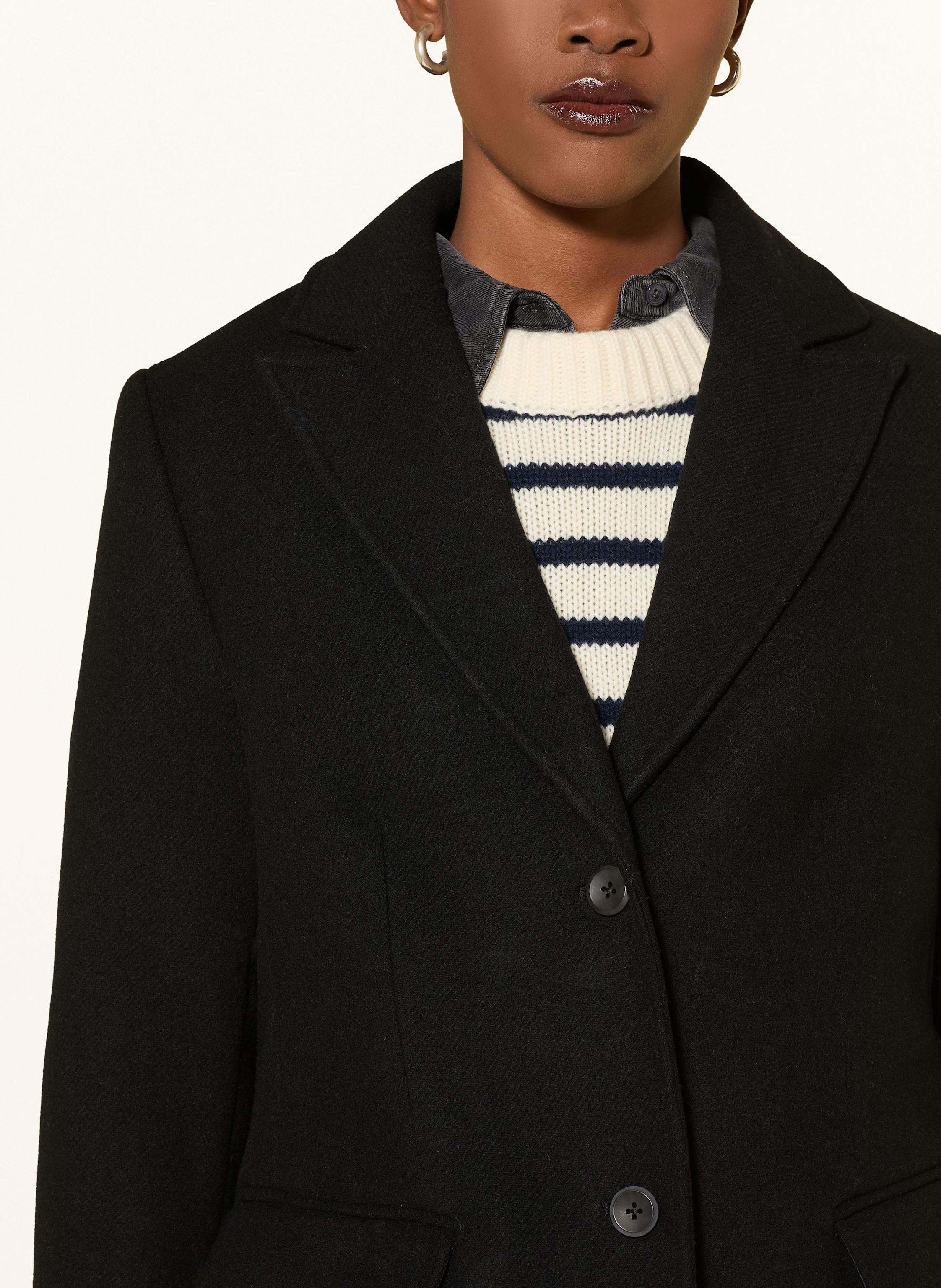 Thumbnail - Calvin Klein Wollmantel schwarz