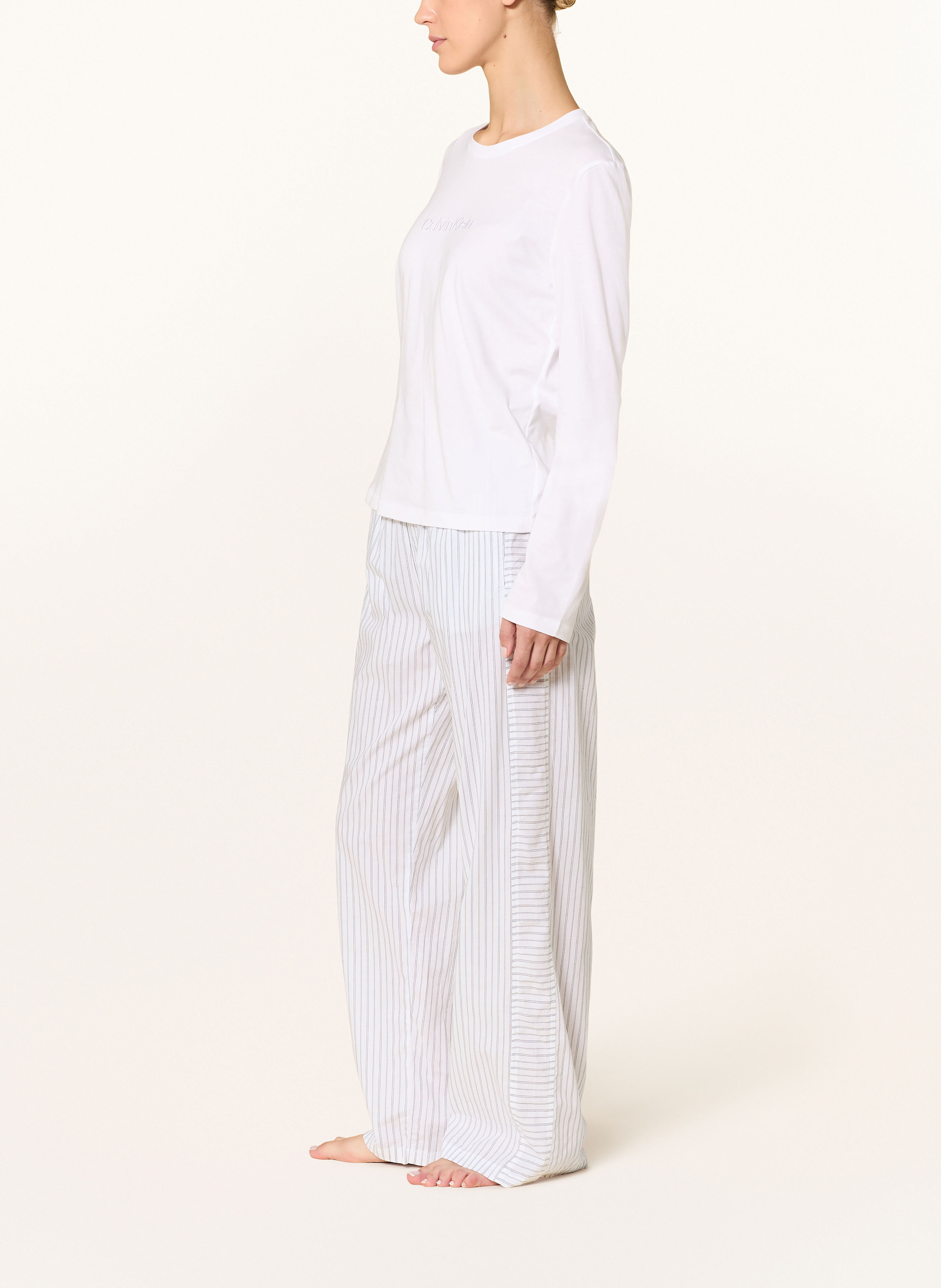 Thumbnail - Calvin Klein Schlafhose Heritage Cotton Poplin weiss