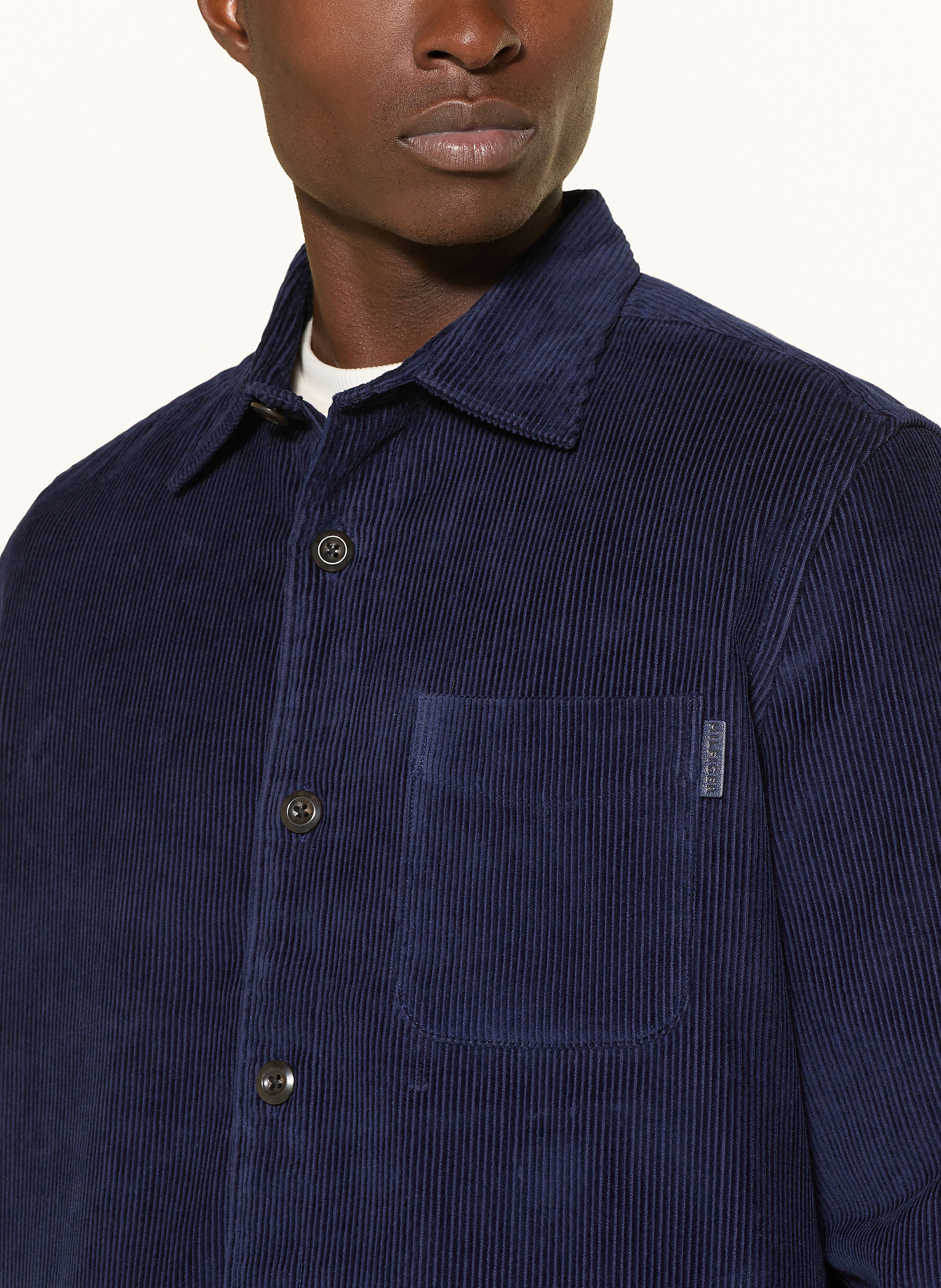 Thumbnail - Tommy Hilfiger Cord-Overshirt blau