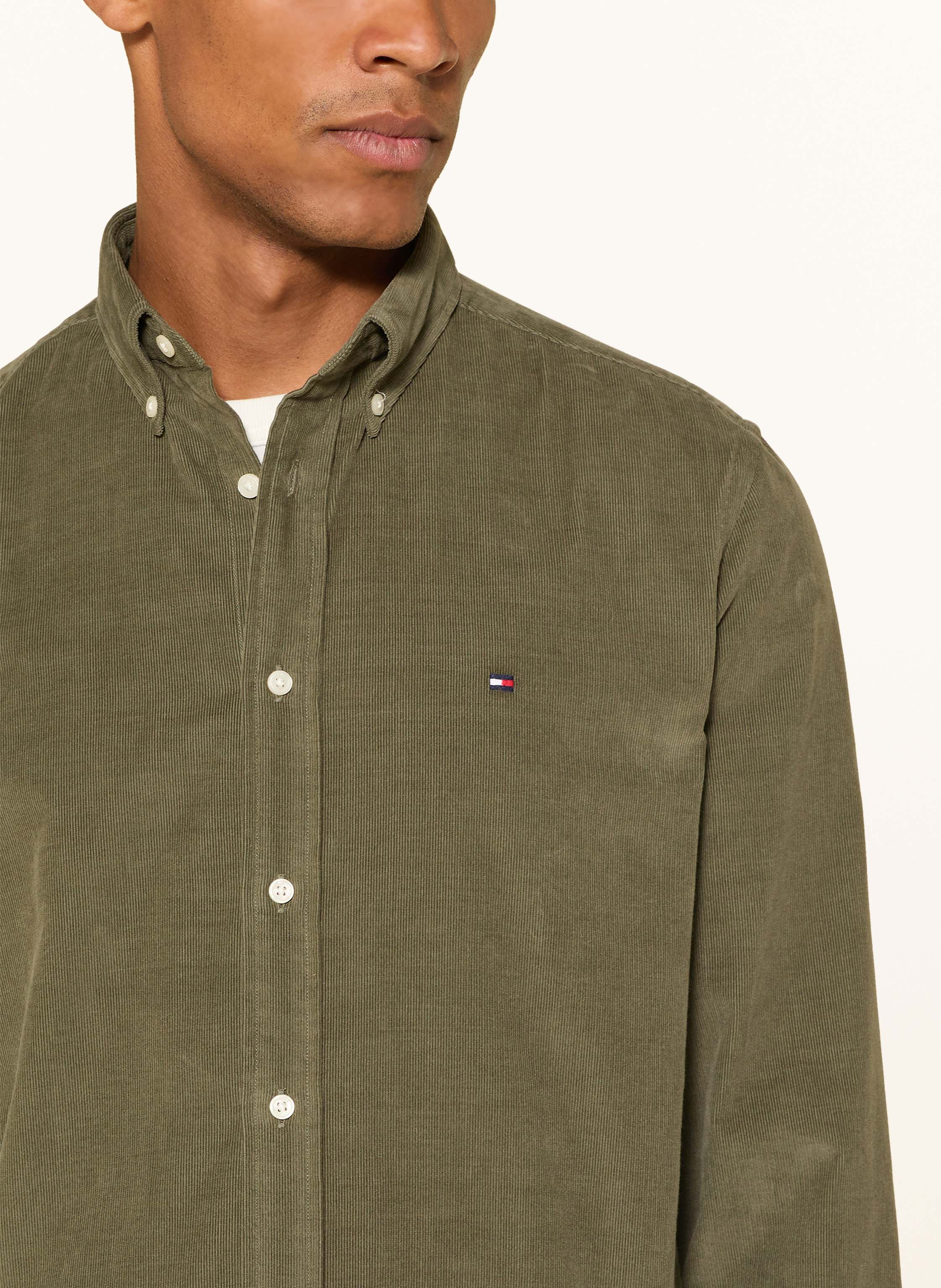 Thumbnail - Tommy Hilfiger Cordhemd Regular Fit gruen