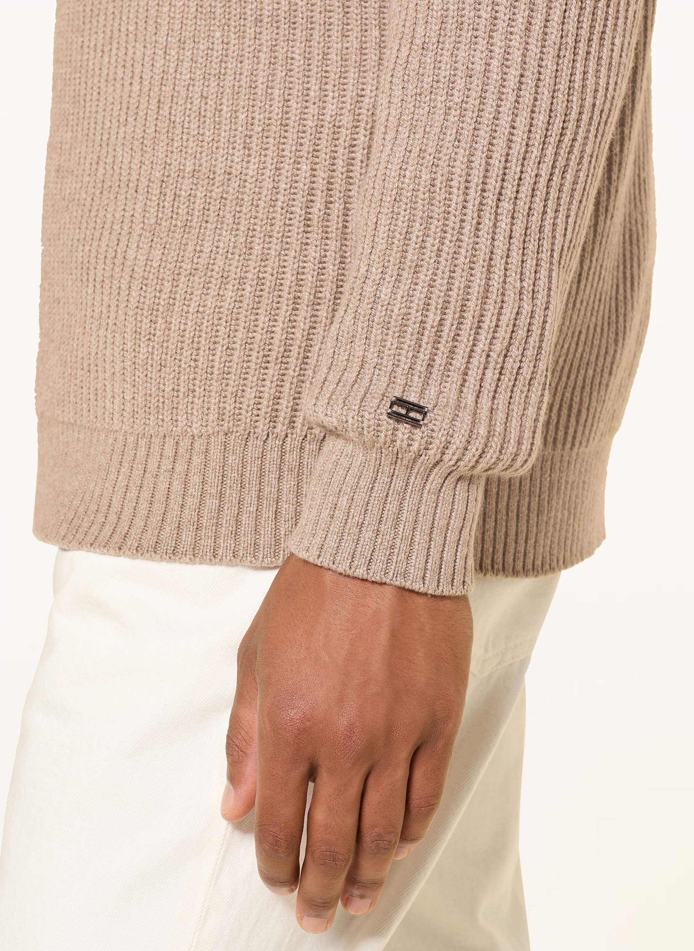 Thumbnail - Tommy Hilfiger Pullover Dc Shawl braun