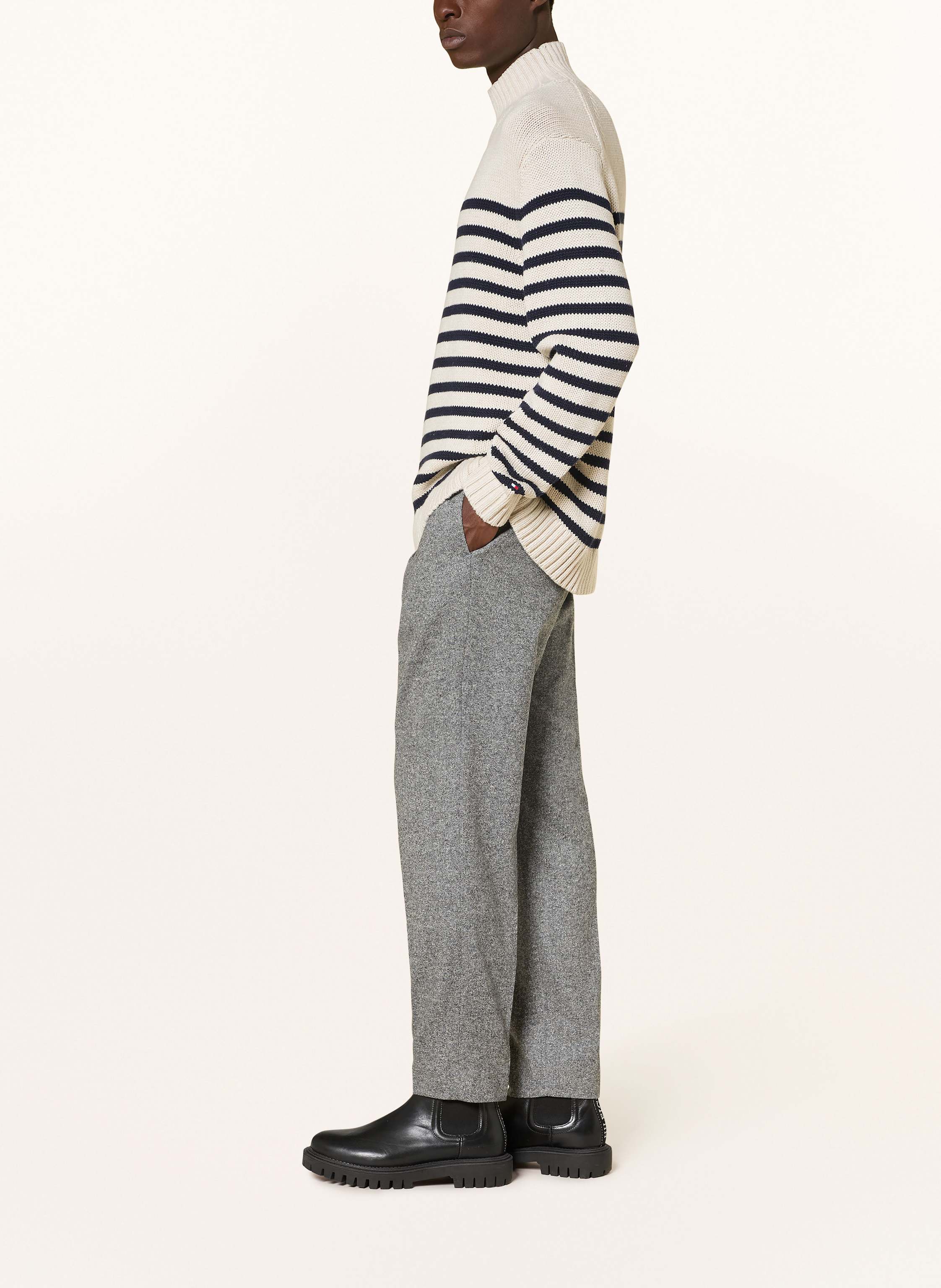 Thumbnail - Tommy Hilfiger Chino Harlem Relaxed Tapered Fit grau