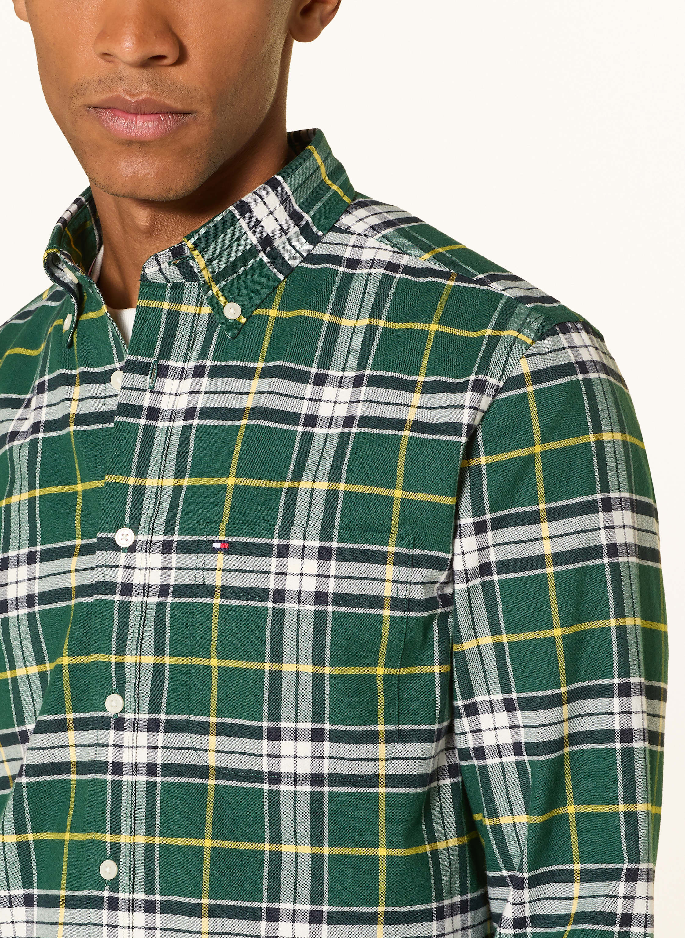Thumbnail - Tommy Hilfiger Oxfordhemd Regular Fit gruen
