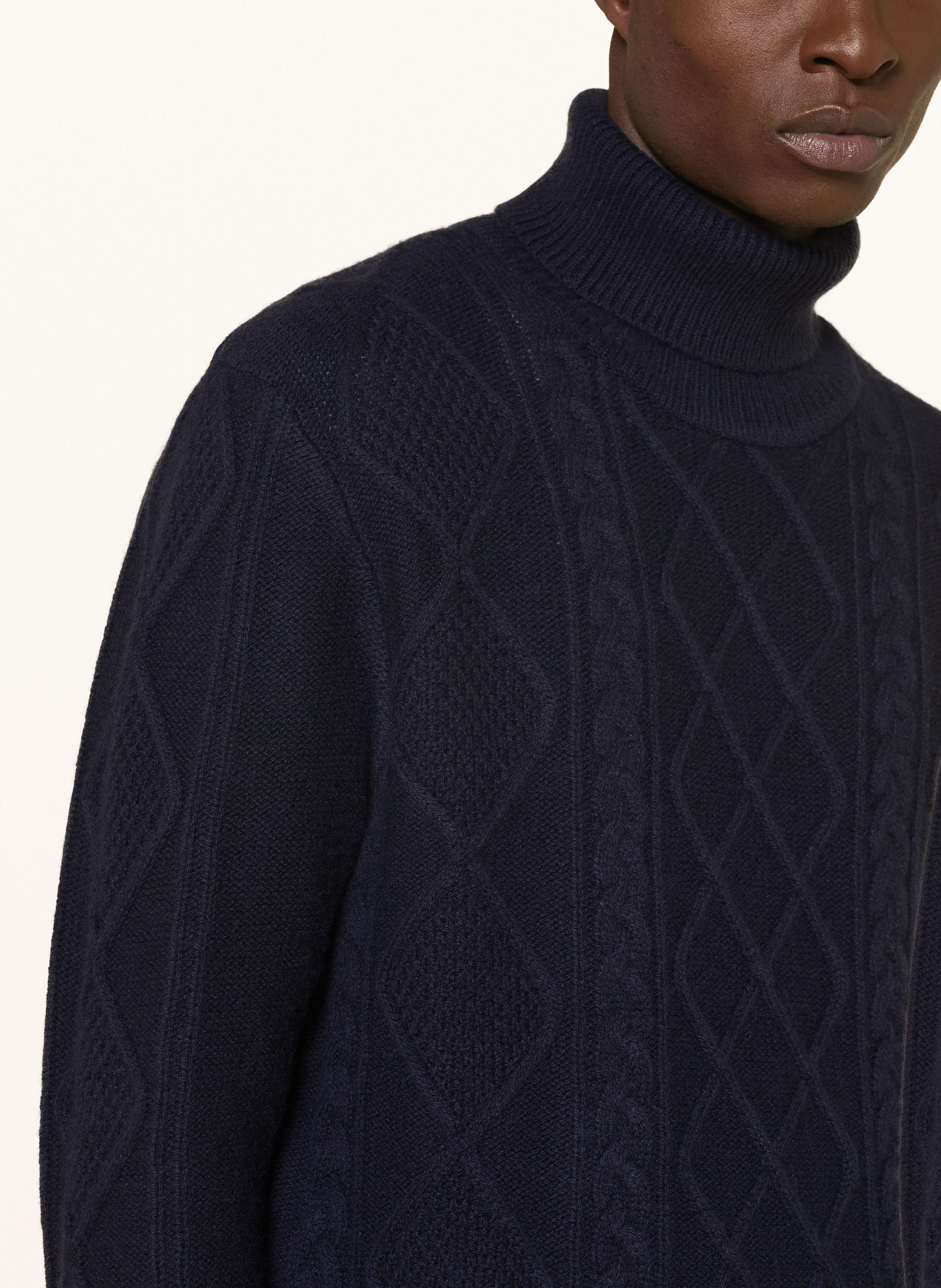 Thumbnail - Tommy Hilfiger Rollkragenpullover blau