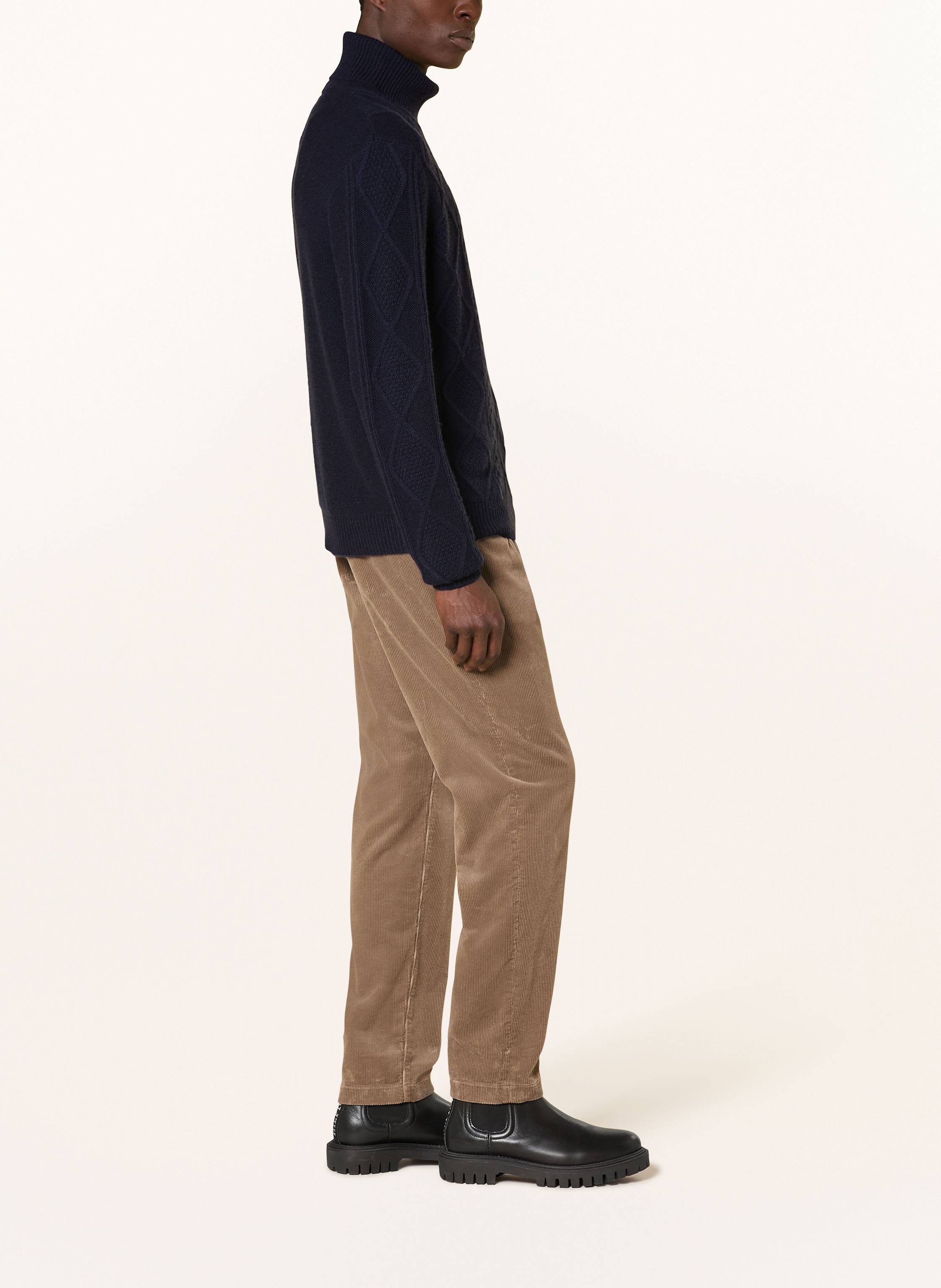 Thumbnail - Tommy Hilfiger Cordchino Harlem Relaxed Tapered Fit beige