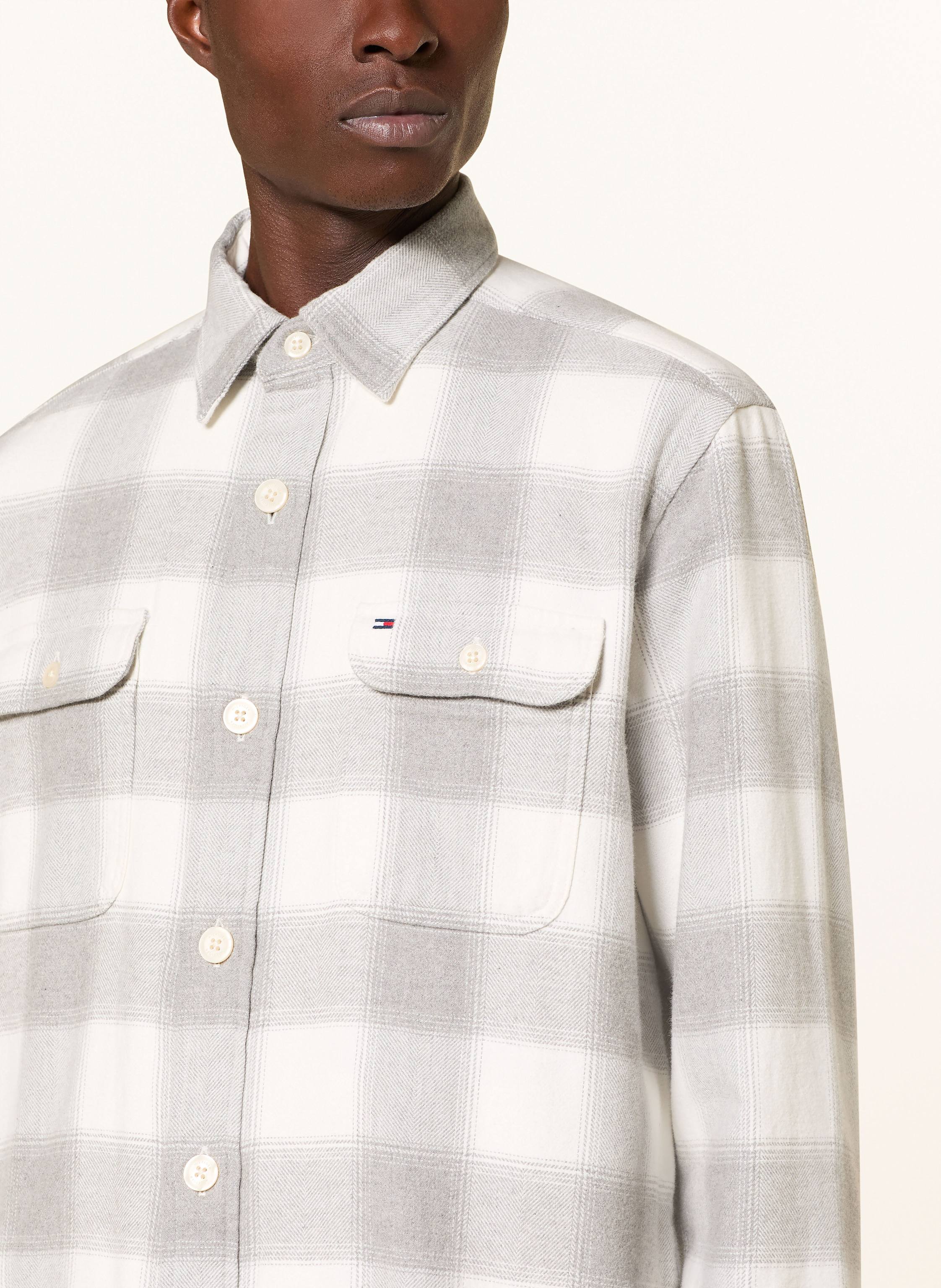 Thumbnail - Tommy Hilfiger Flanellhemd Relaxed Fit grau
