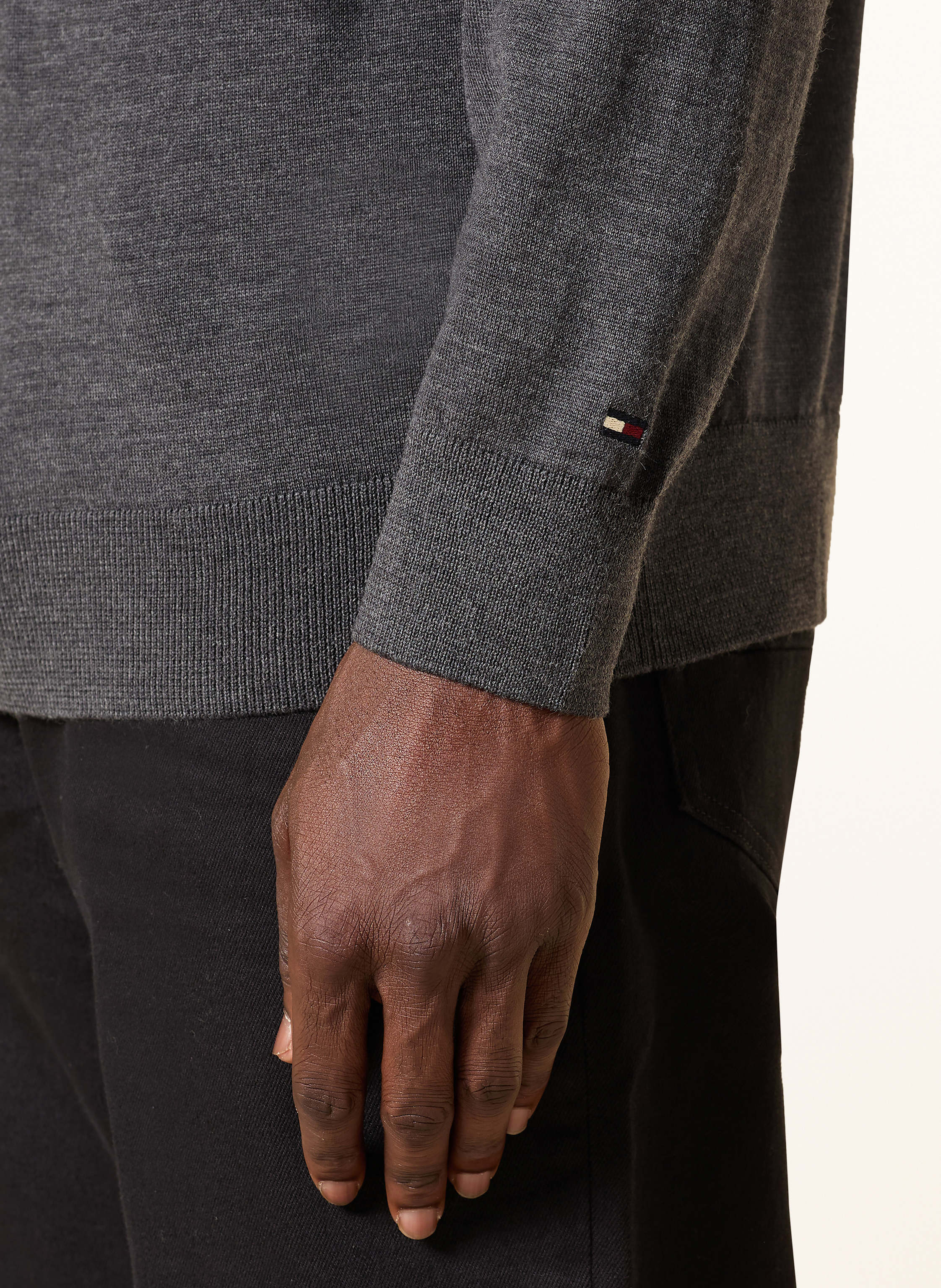 Thumbnail - Tommy Hilfiger Rollkragenpullover grau