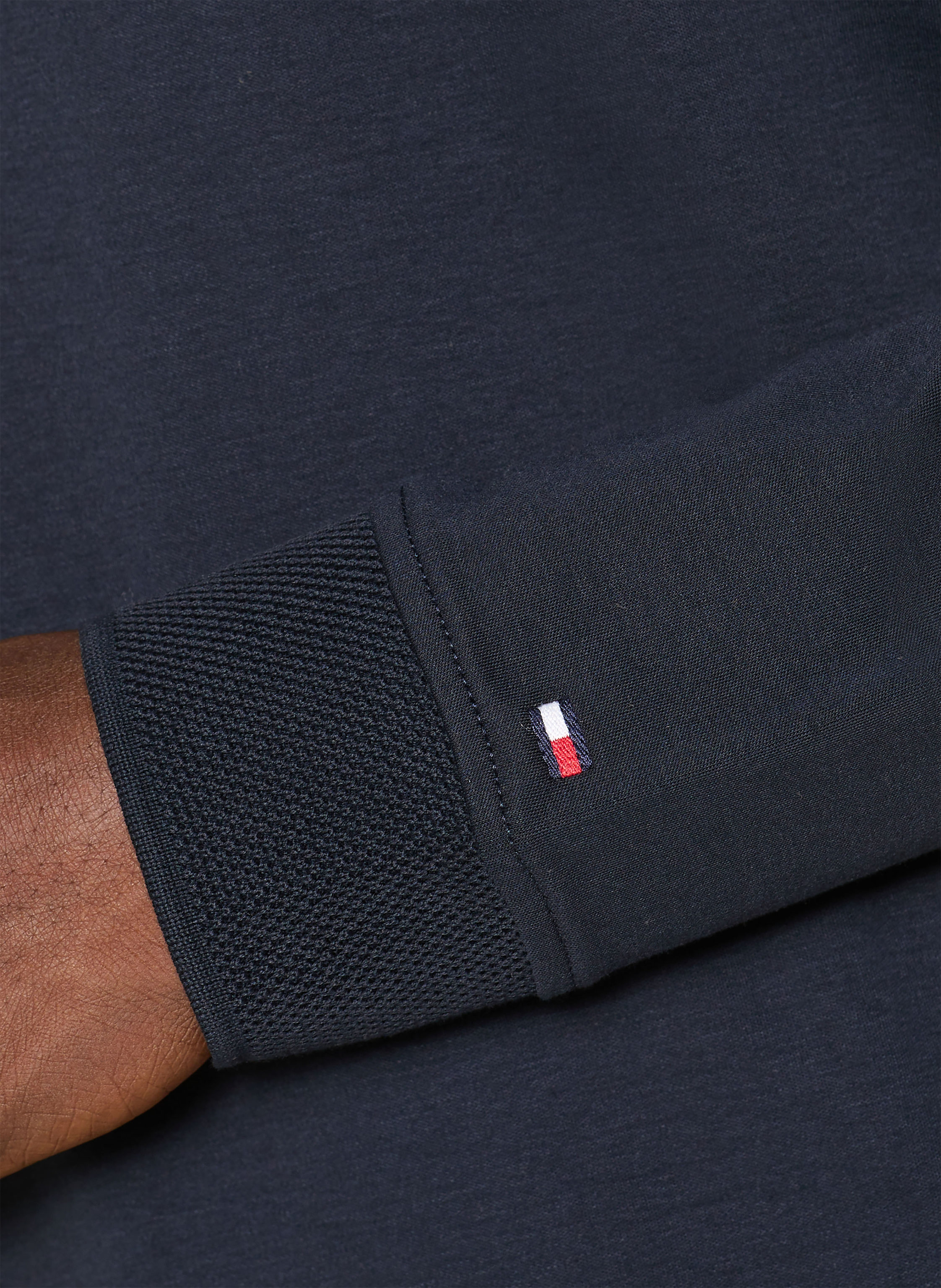 Thumbnail - Tommy Hilfiger Jersey-Poloshirt Regular Fit blau