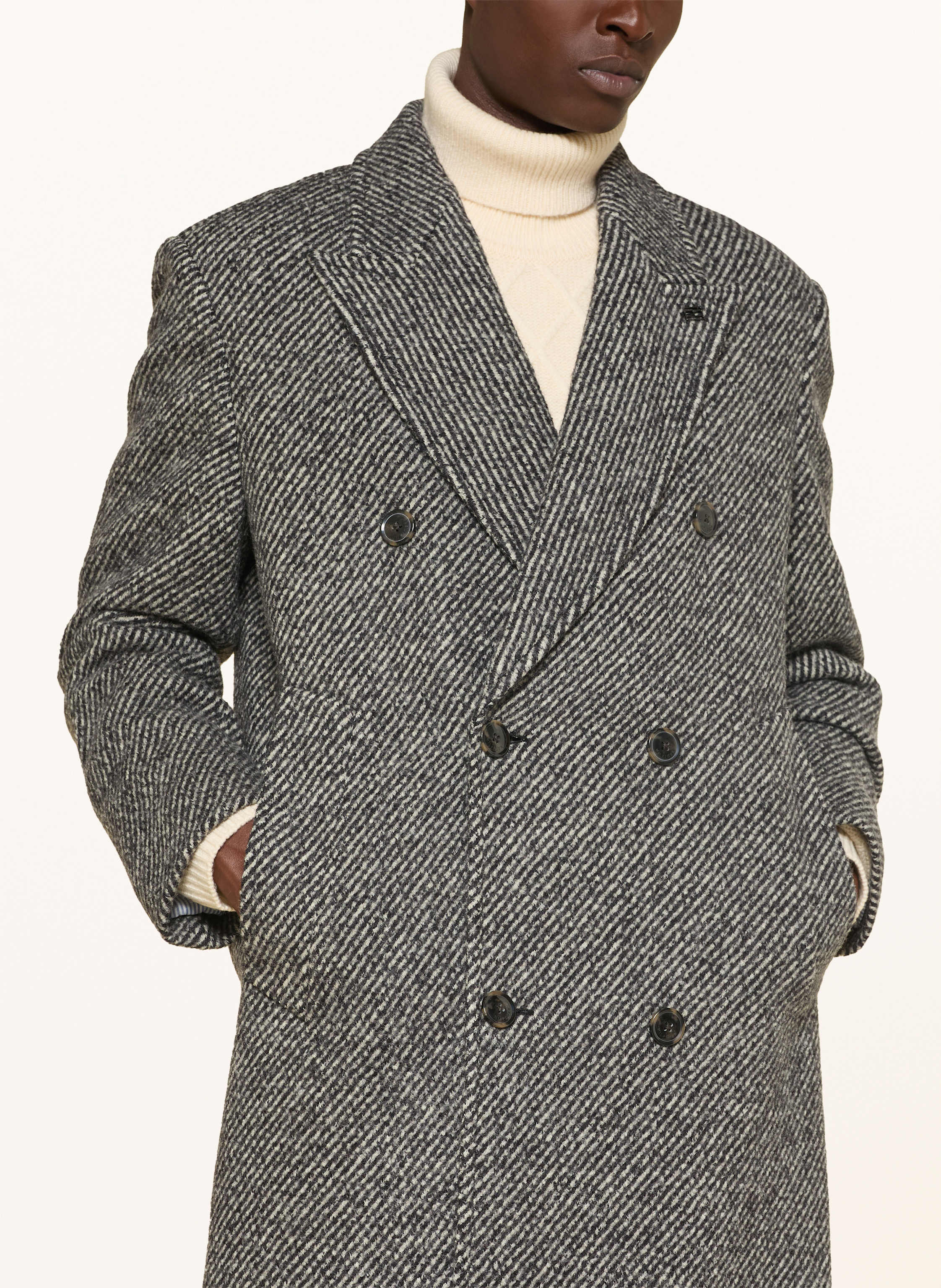 Thumbnail - Tommy Hilfiger Wollmantel schwarz