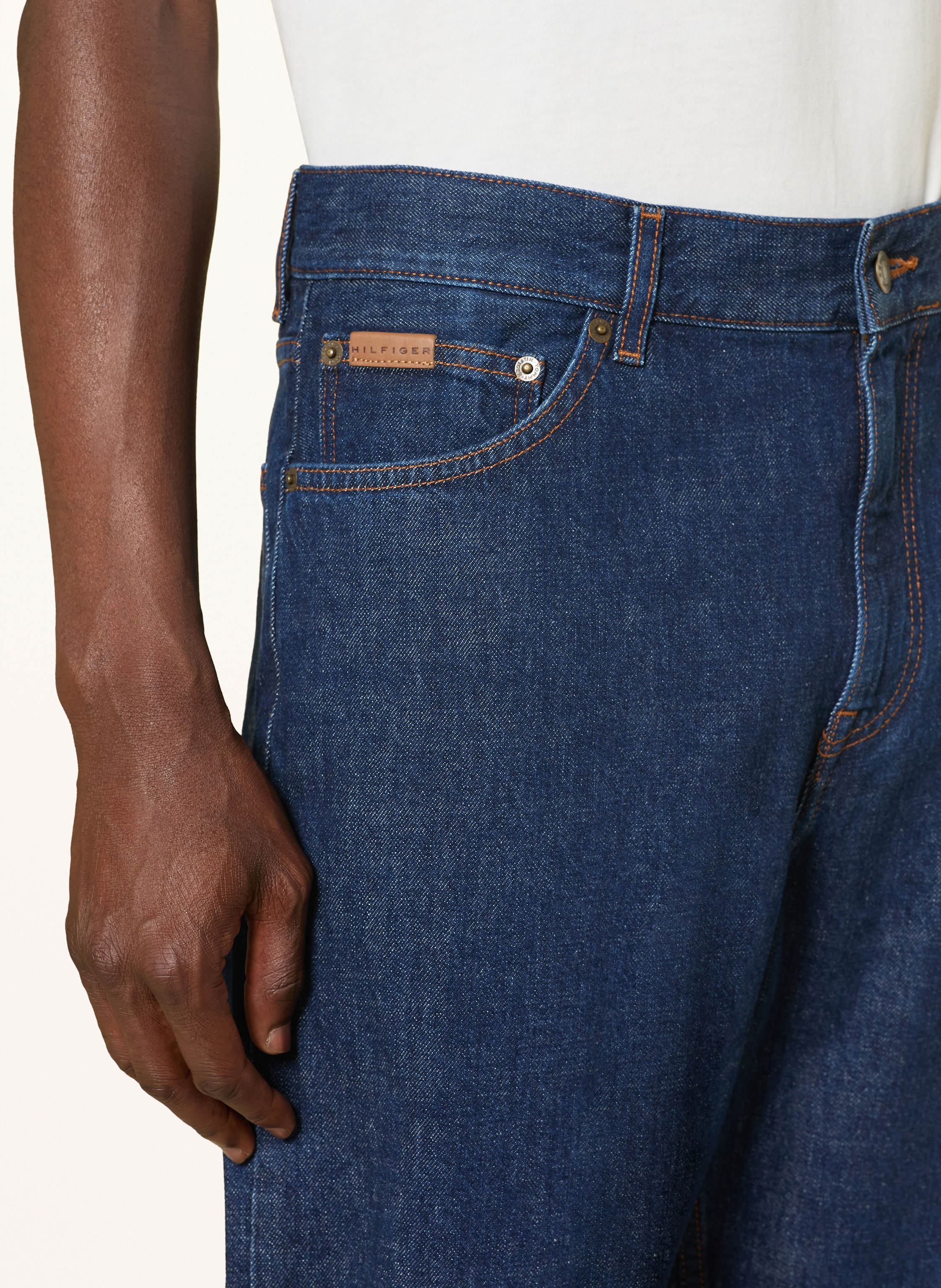 Thumbnail - Tommy Hilfiger Jeans River Relaxed Straight Fit blau