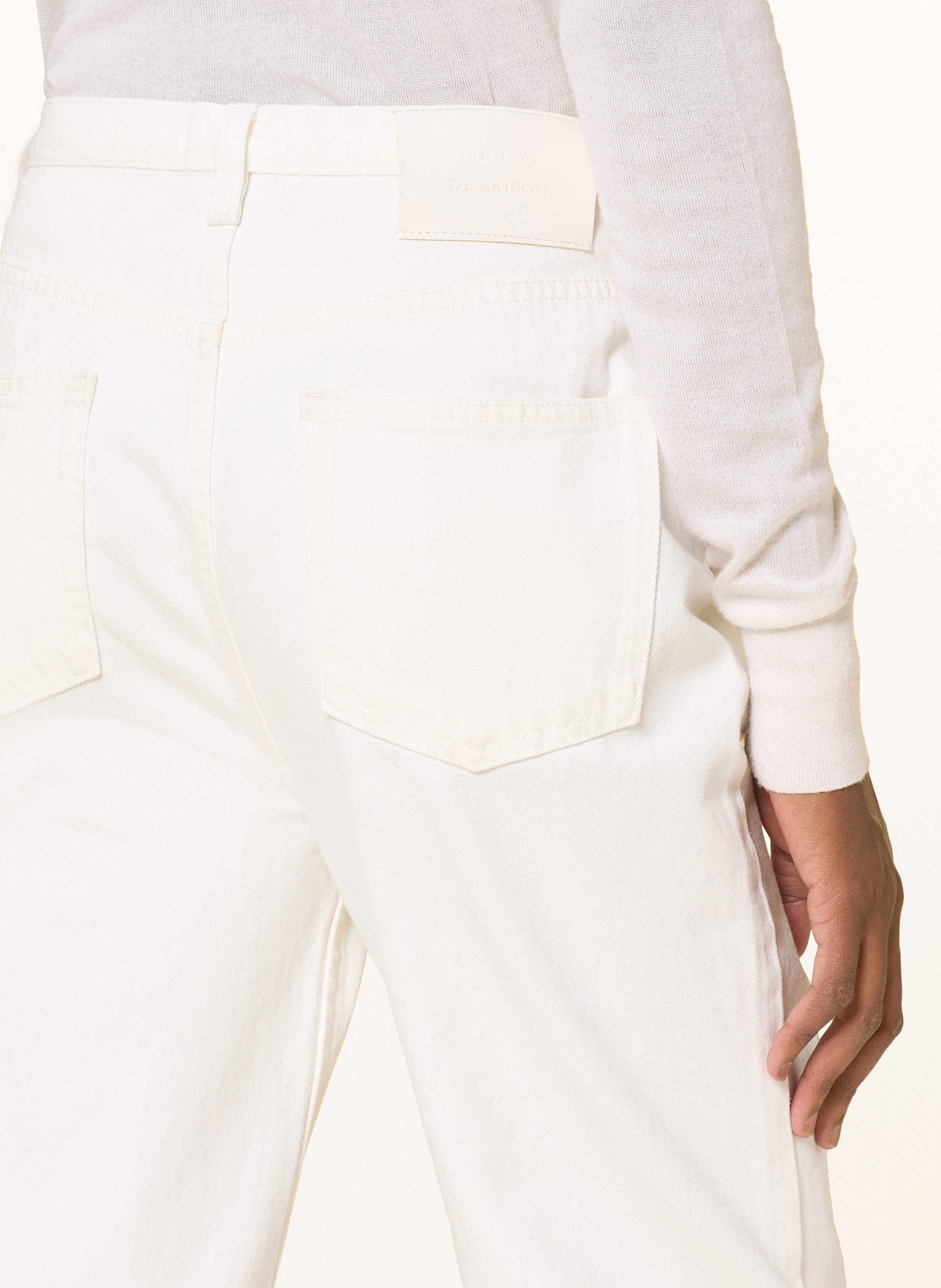 Thumbnail - Loulou De Saison Straight Jeans Jude weiss