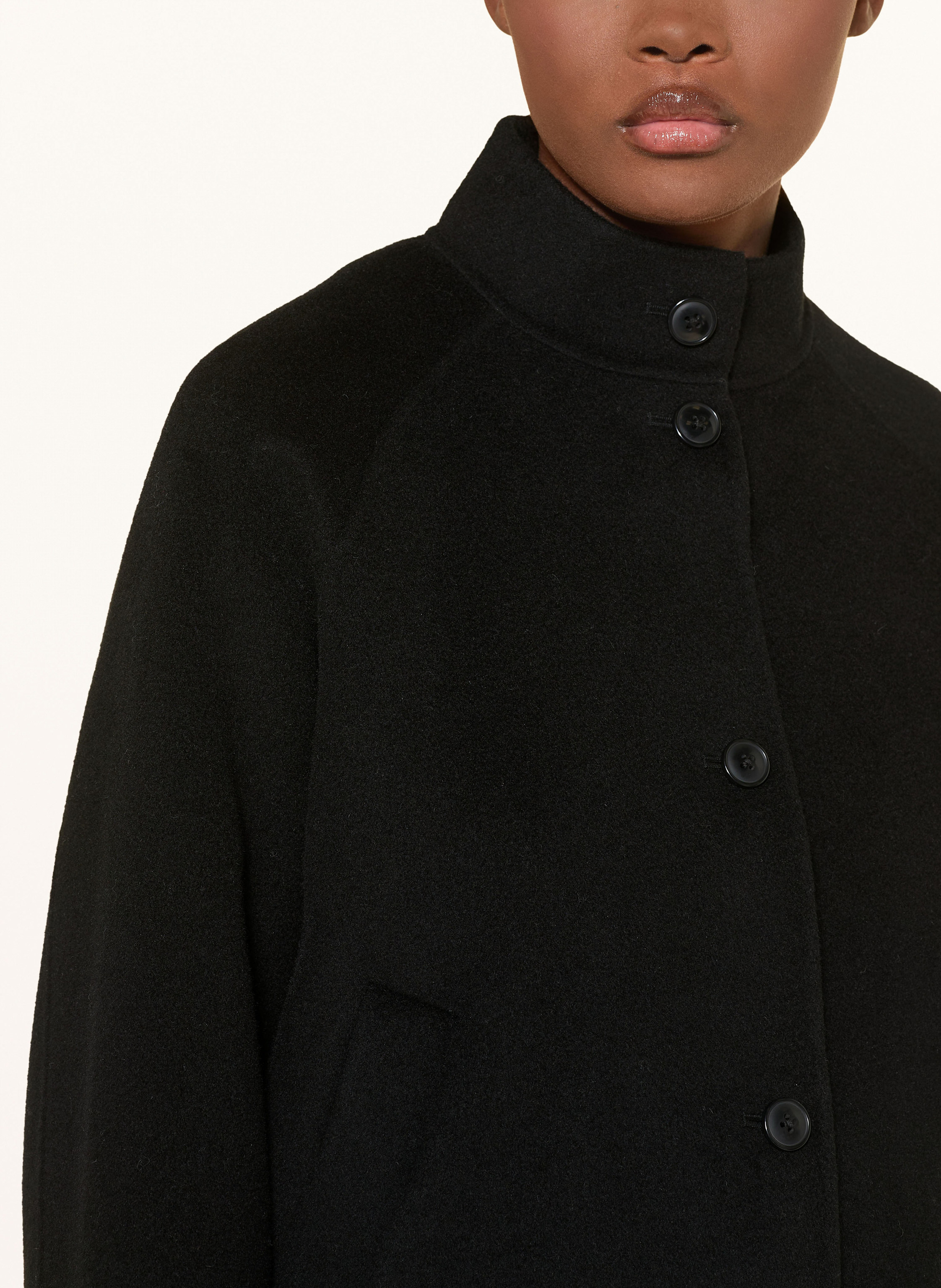 Thumbnail - Loulou De Saison Kastenjacke Nyma schwarz