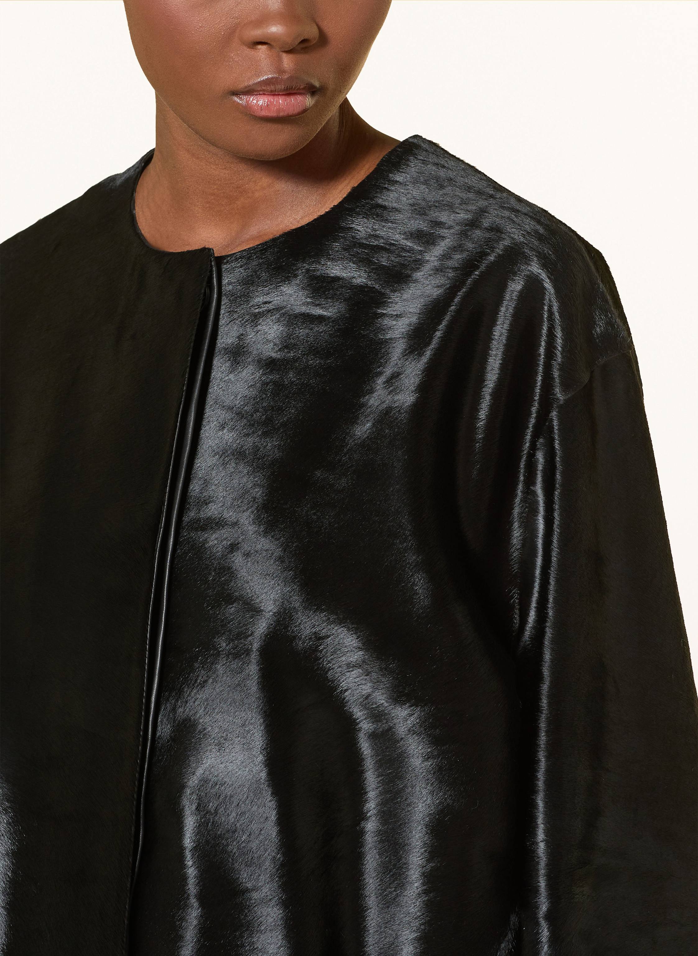 Thumbnail - Loulou De Saison Ledermantel Miller schwarz