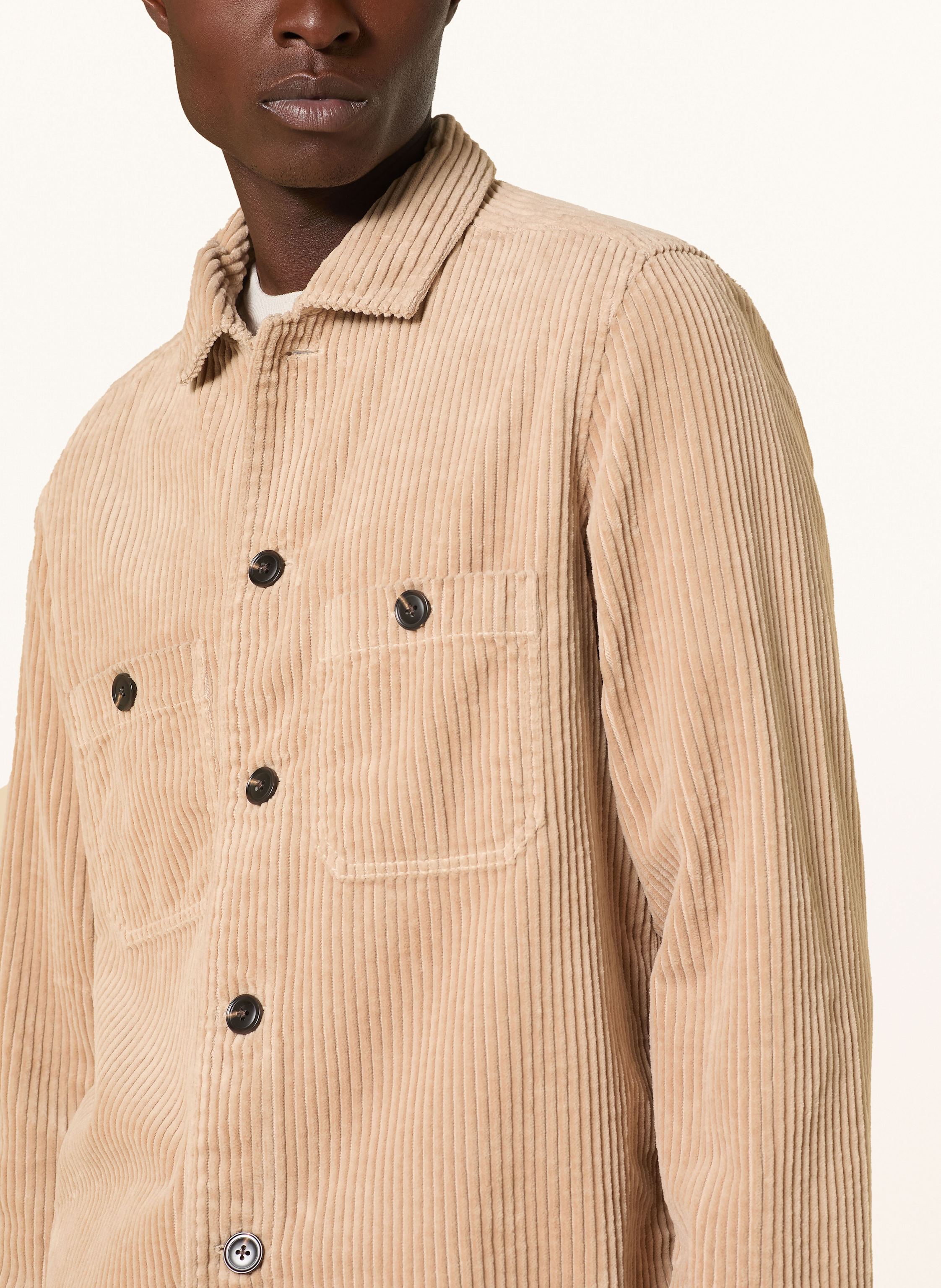 Thumbnail - Olymp Cord-Overjacket beige