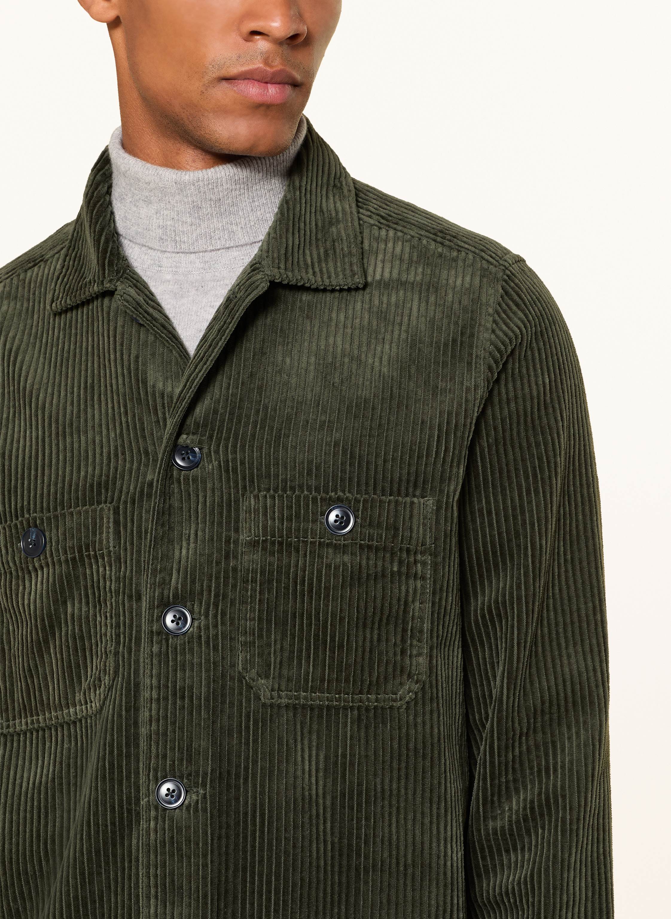Thumbnail - Olymp Cord-Overjacket gruen