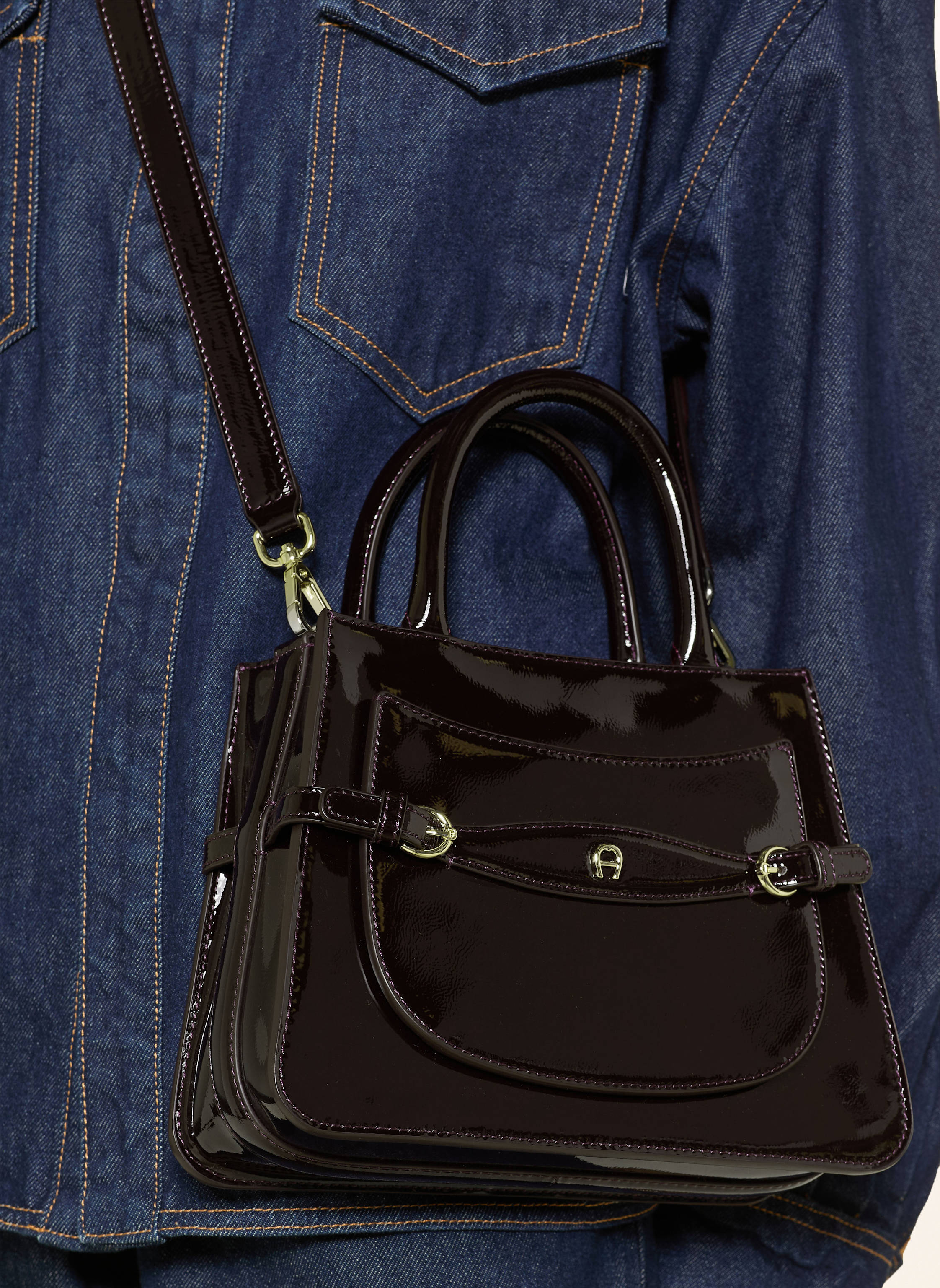 Thumbnail - Aigner Handtasche Cavallo Medium rot