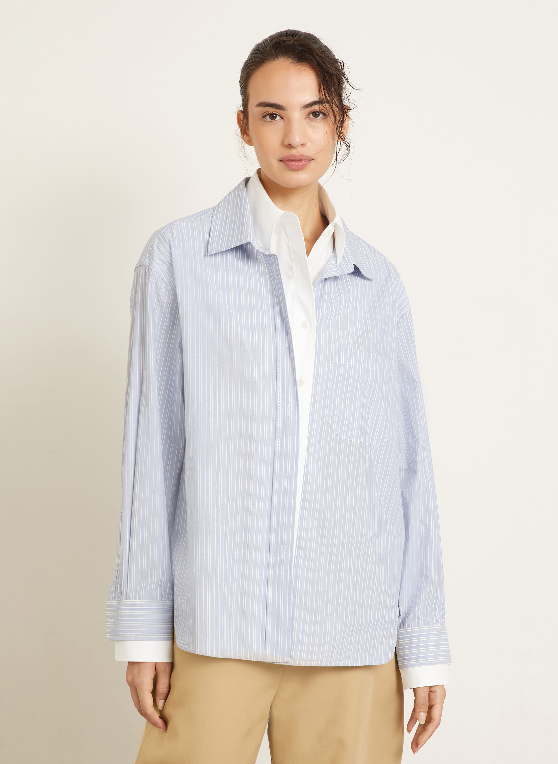 Thumbnail - Acne Studios Hemdbluse blau