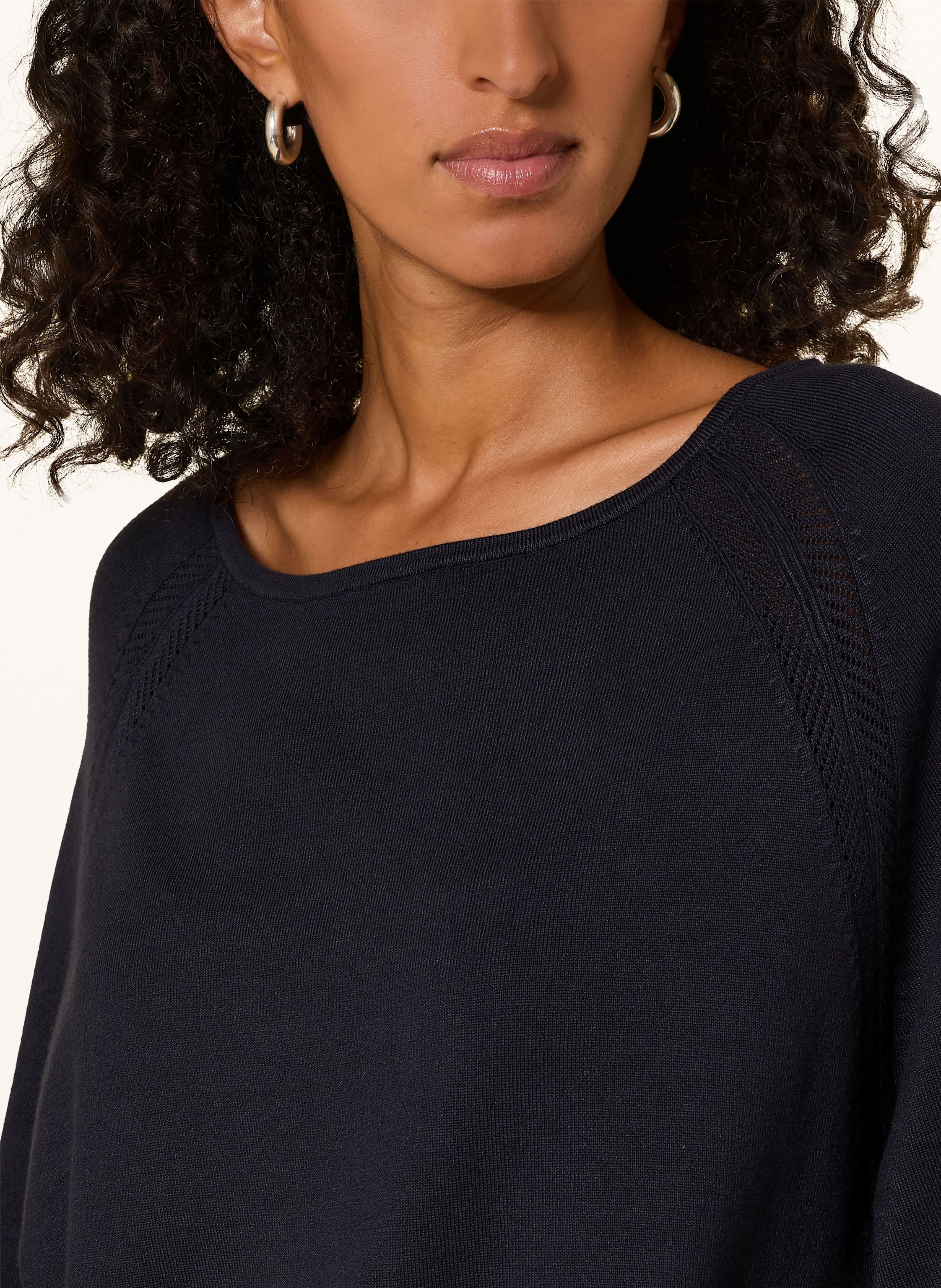 Thumbnail - Comma Pullover Mit 3/4-Arm blau