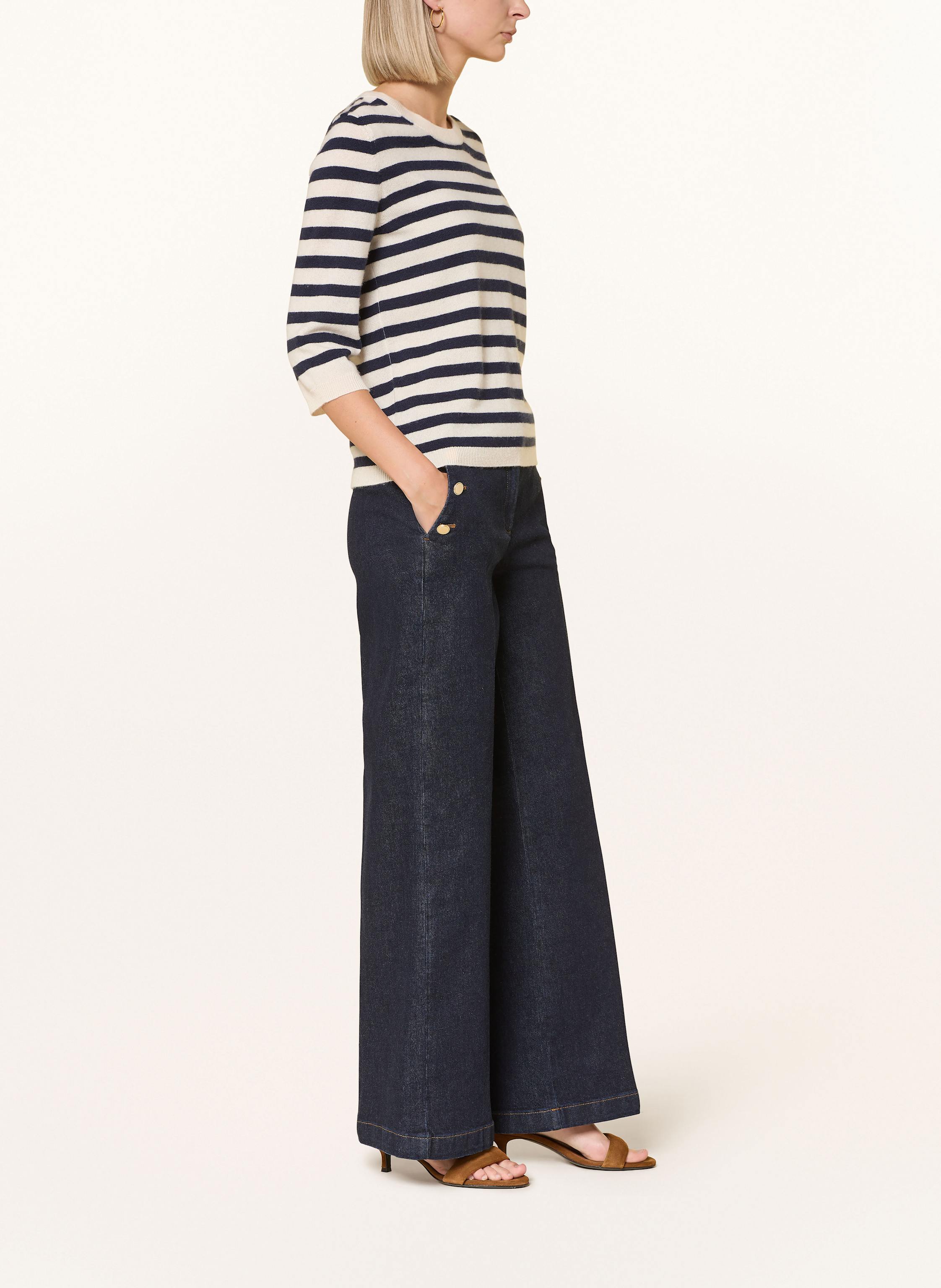 Thumbnail - Comma Wide Leg Jeans blau