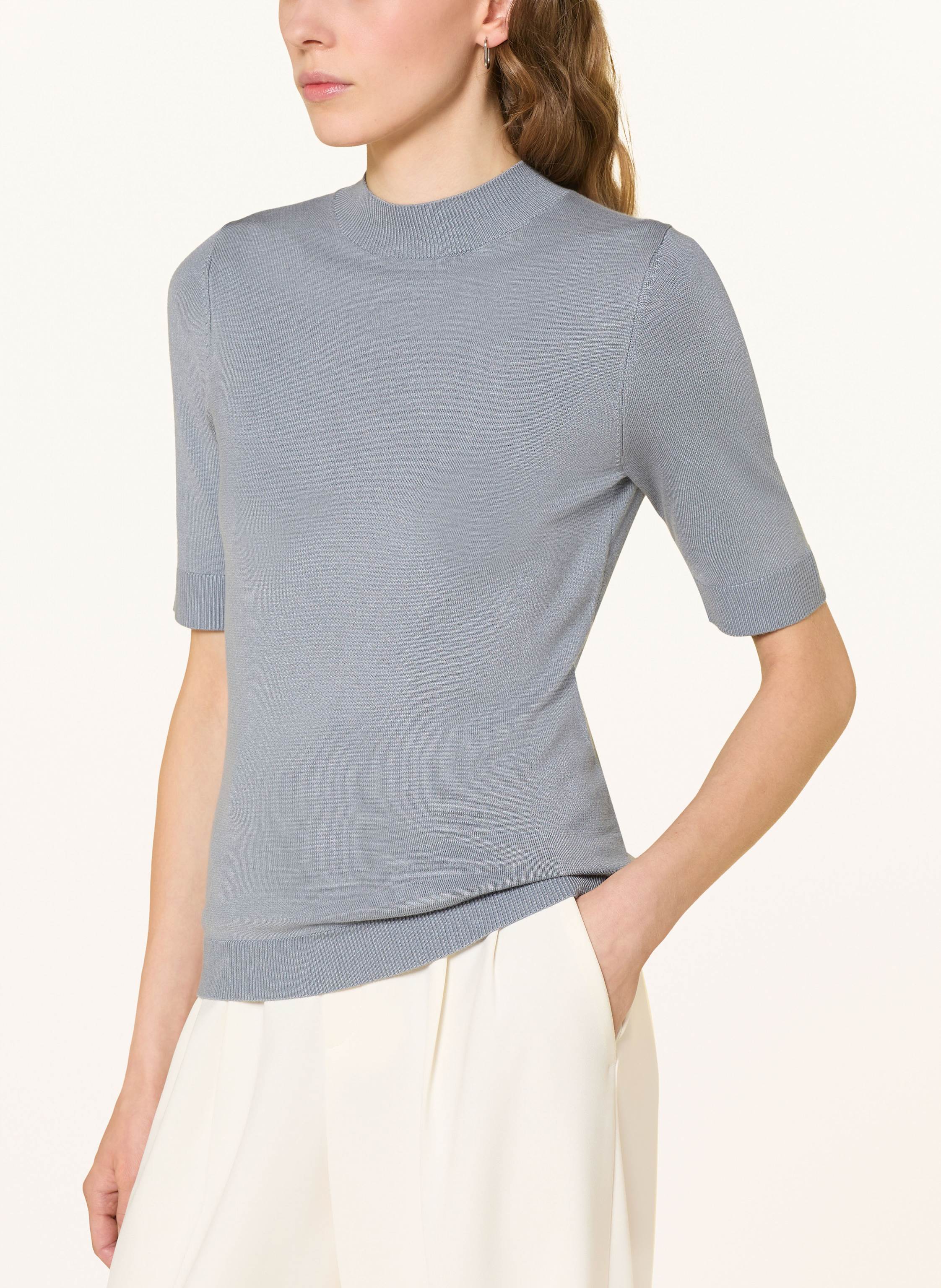 Thumbnail - Comma Strickshirt blau