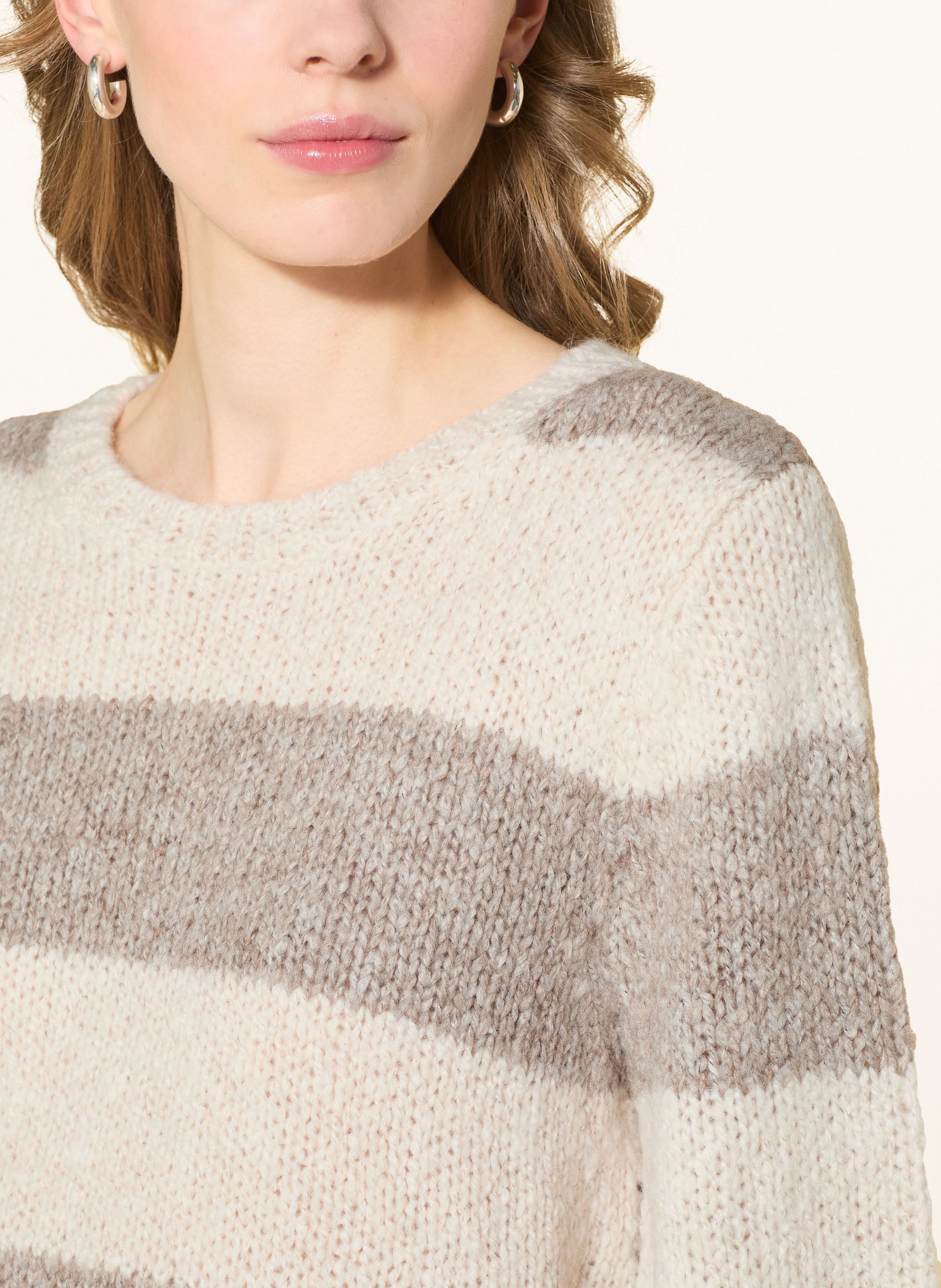 Thumbnail - Oui Pullover Mit 3/4-Arm beige