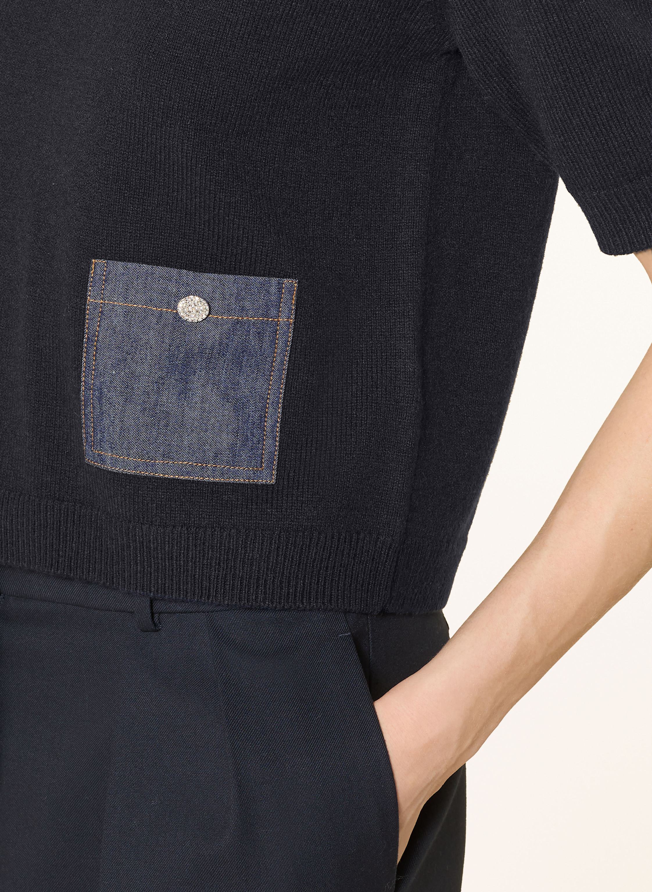 Thumbnail - Oui Strickshirt blau