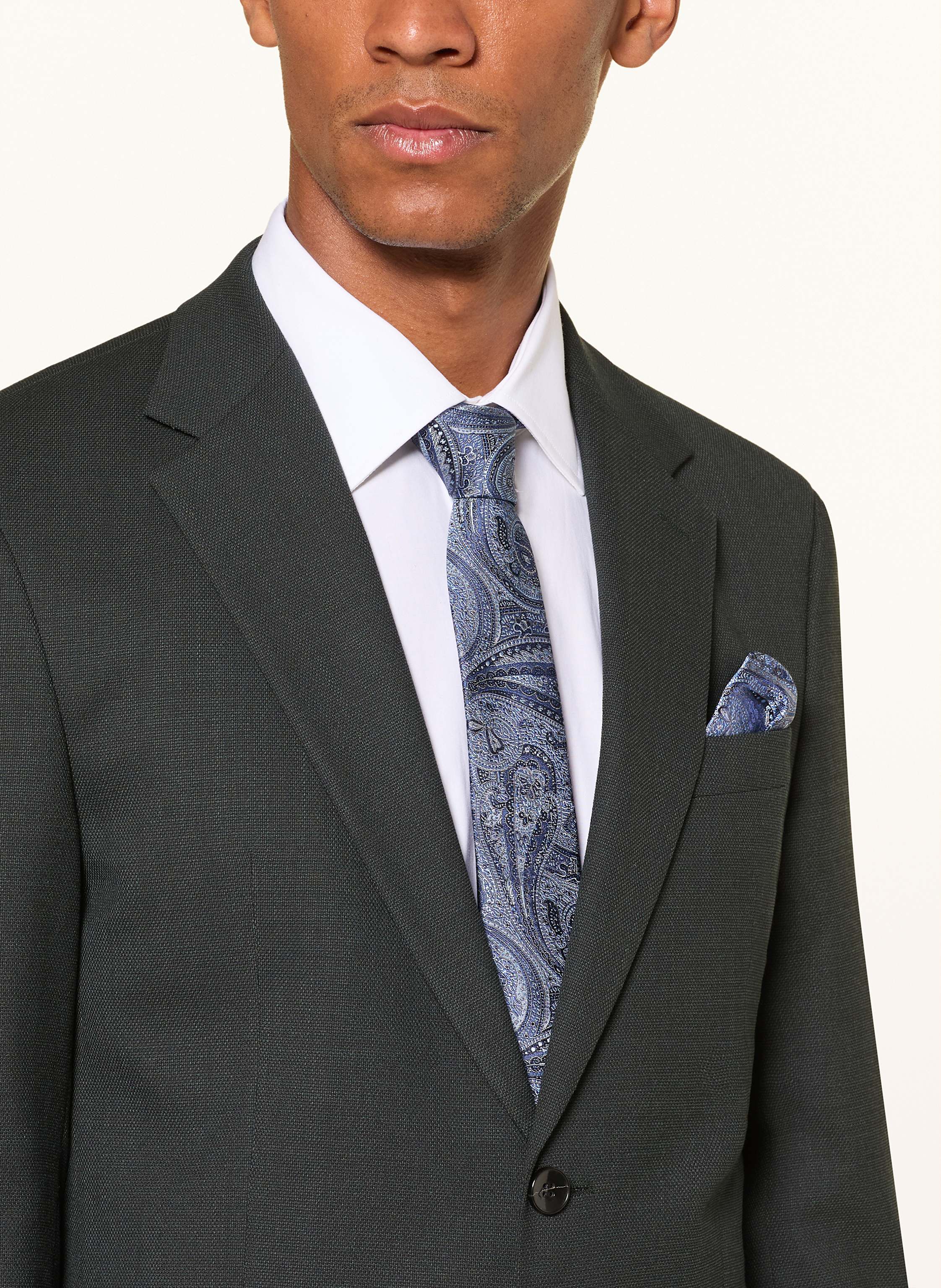 Thumbnail - Paul Set: Krawatte Und Einstecktuch blau