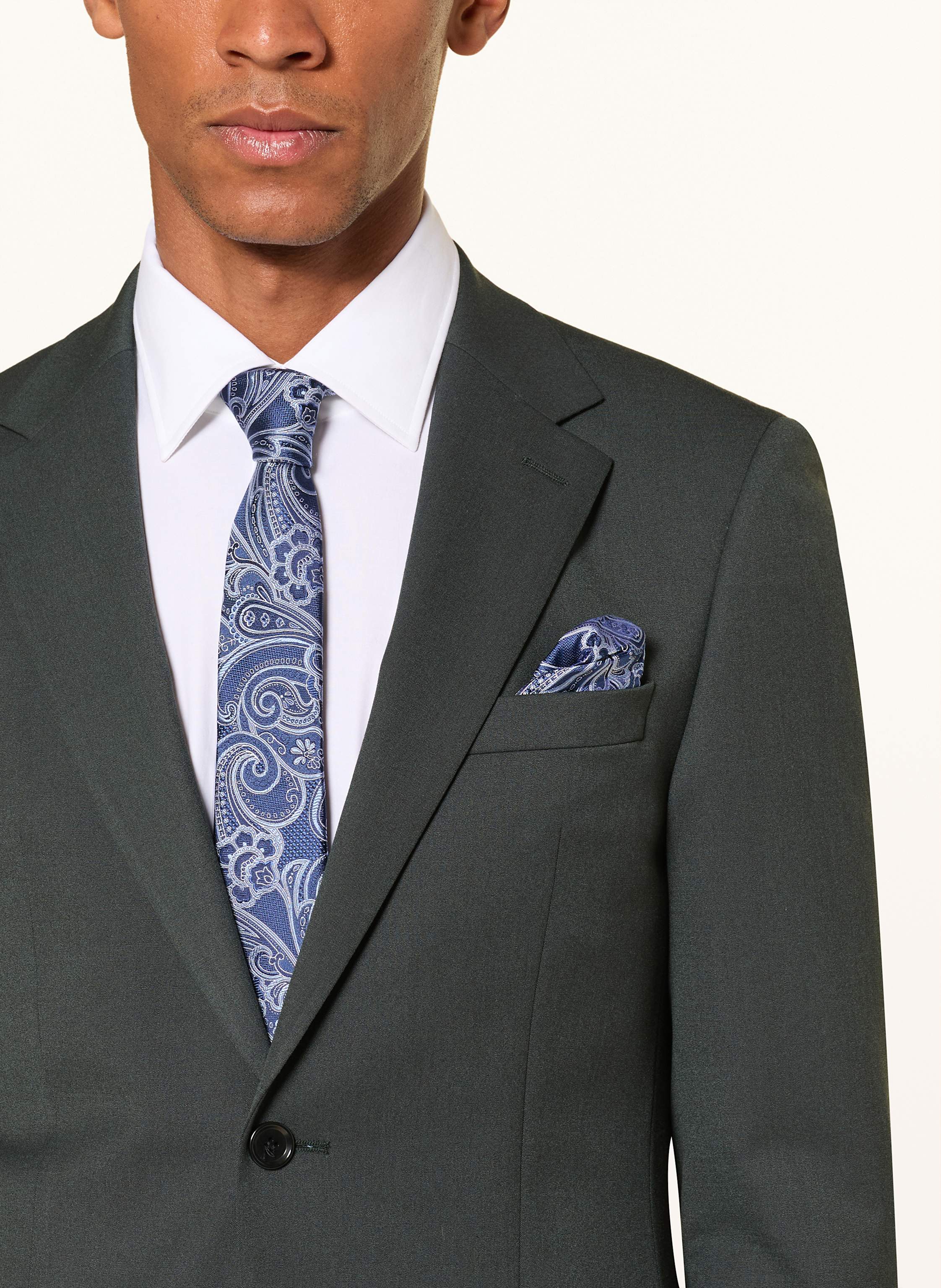 Thumbnail - Paul Set: Krawatte Und Einstecktuch blau