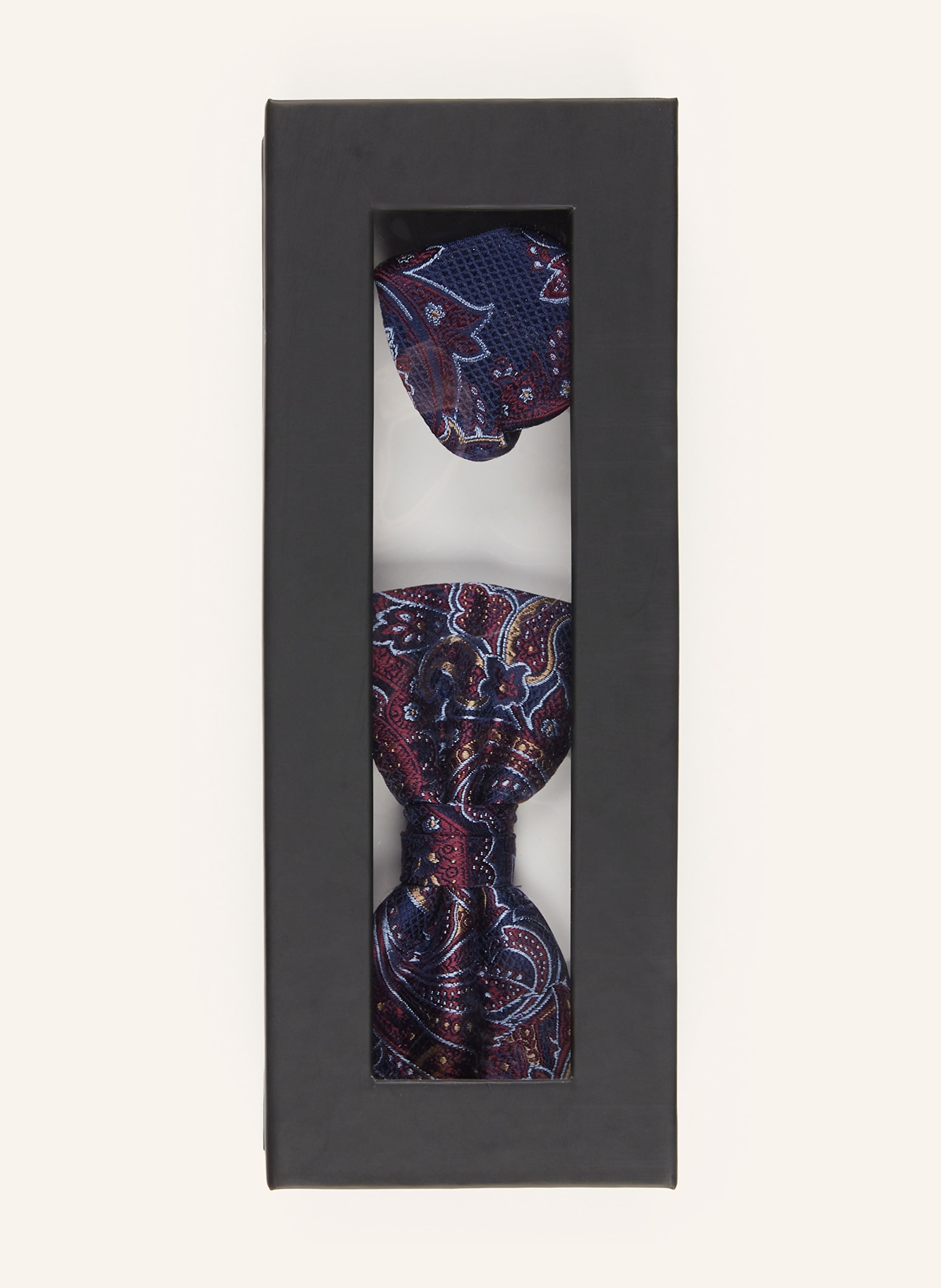 Thumbnail - Paul Set: Fliege Und Einstecktuch rot