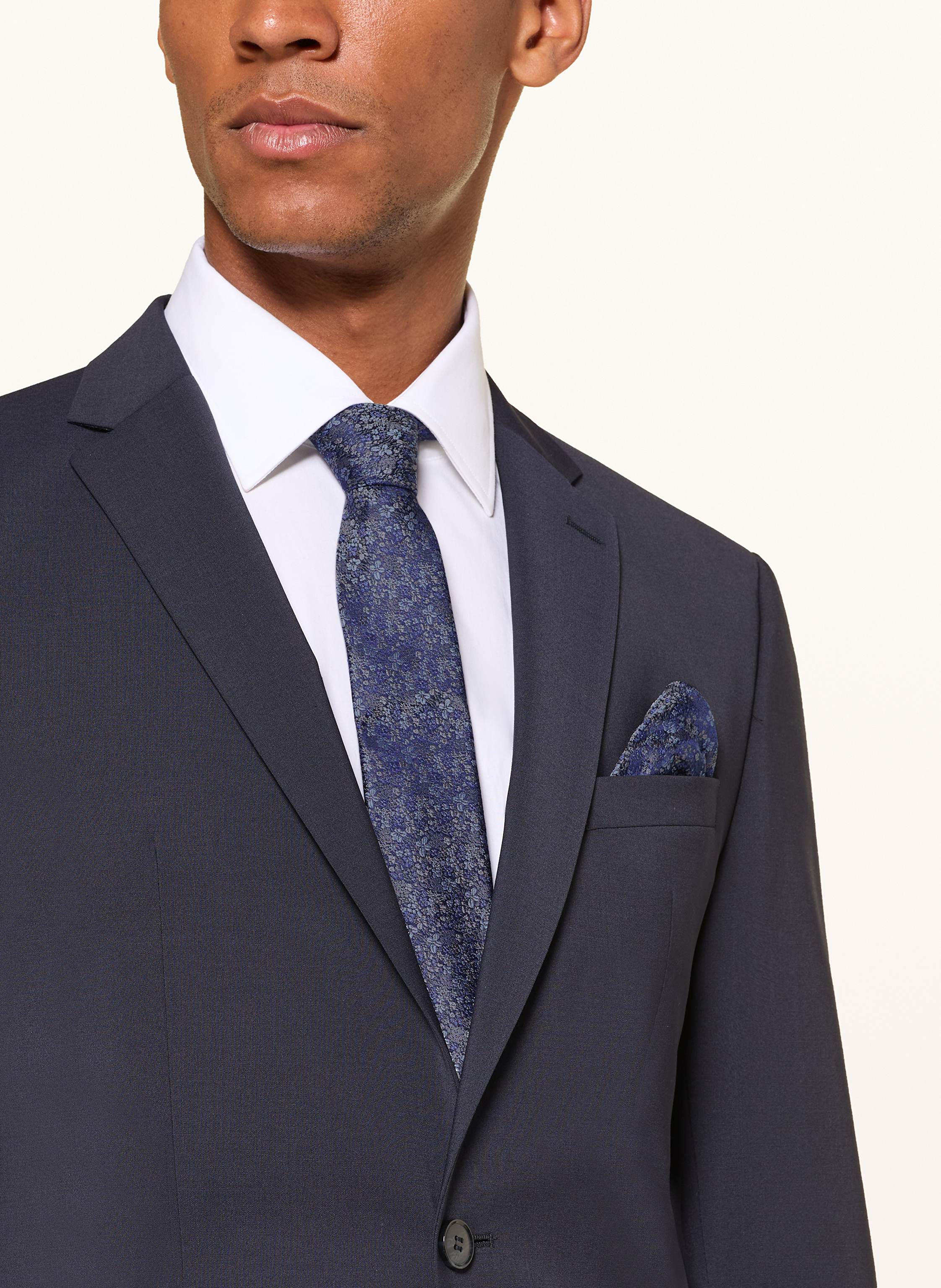 Thumbnail - Paul Set: Krawatte Und Einstecktuch blau