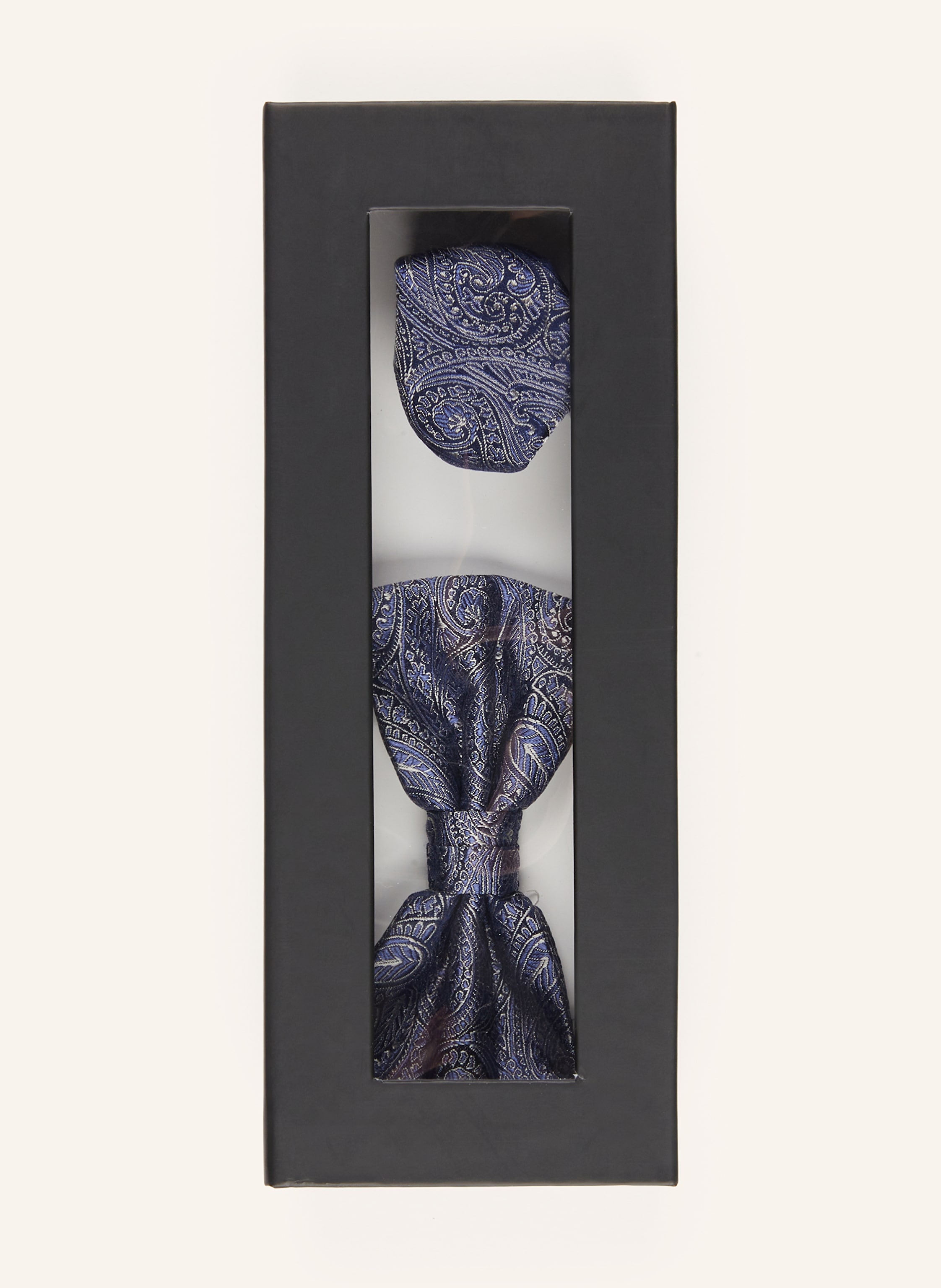 Thumbnail - Paul Set: Fliege Und Einstecktuch blau